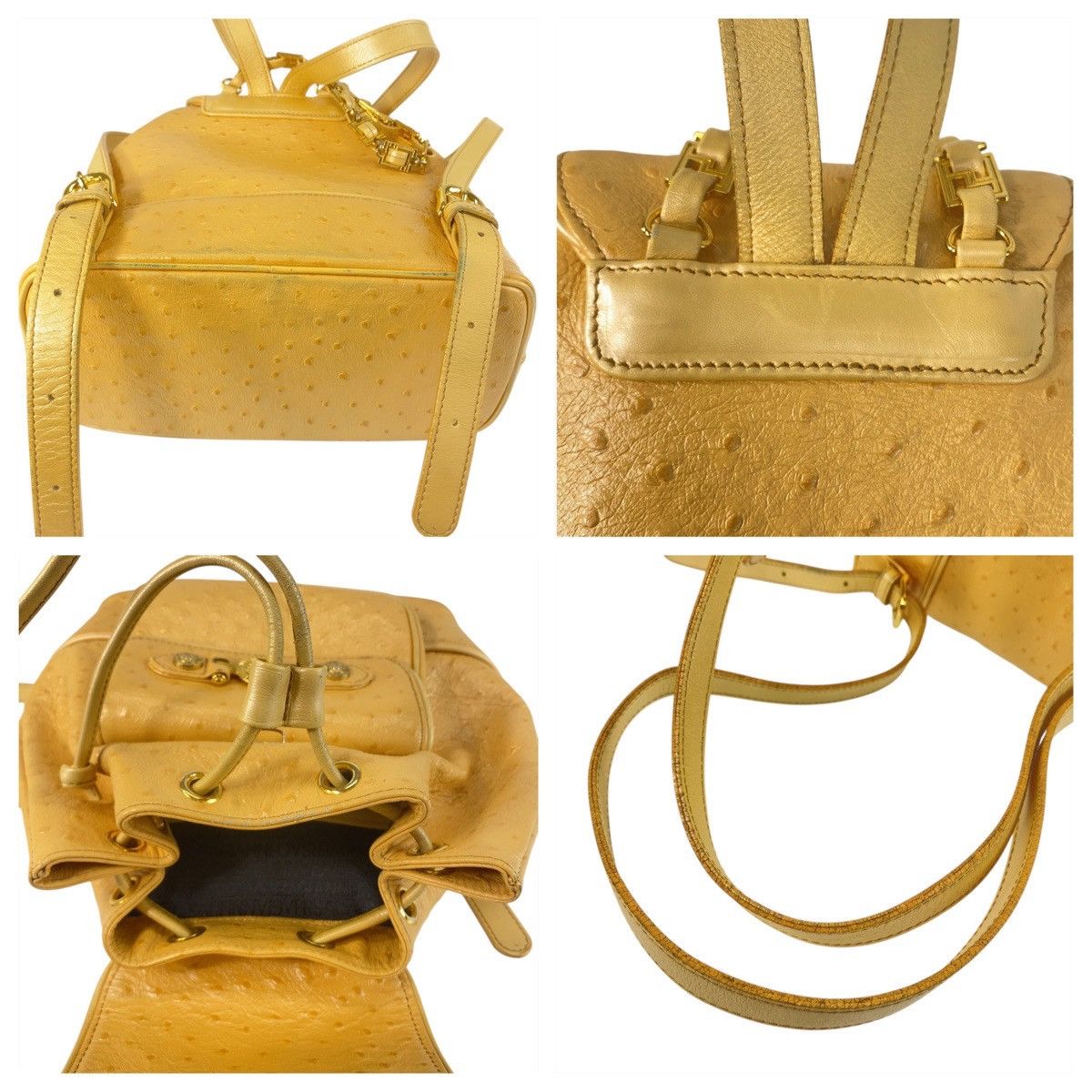 Versace Versace Versace Sunburst Leather Backpack Leather Backpack DUTY FREE for USA Size ONE SIZE - 5 Thumbnail