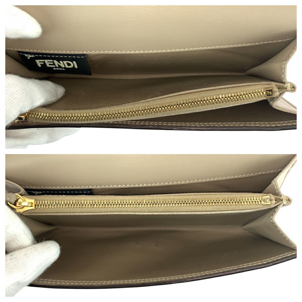 Fendi Fendi Fendi Peekaboo Leather Long Wallet Leather Long Wallet 8M0308 DUTY FREE for USA Size ONE SIZE - 8 Thumbnail