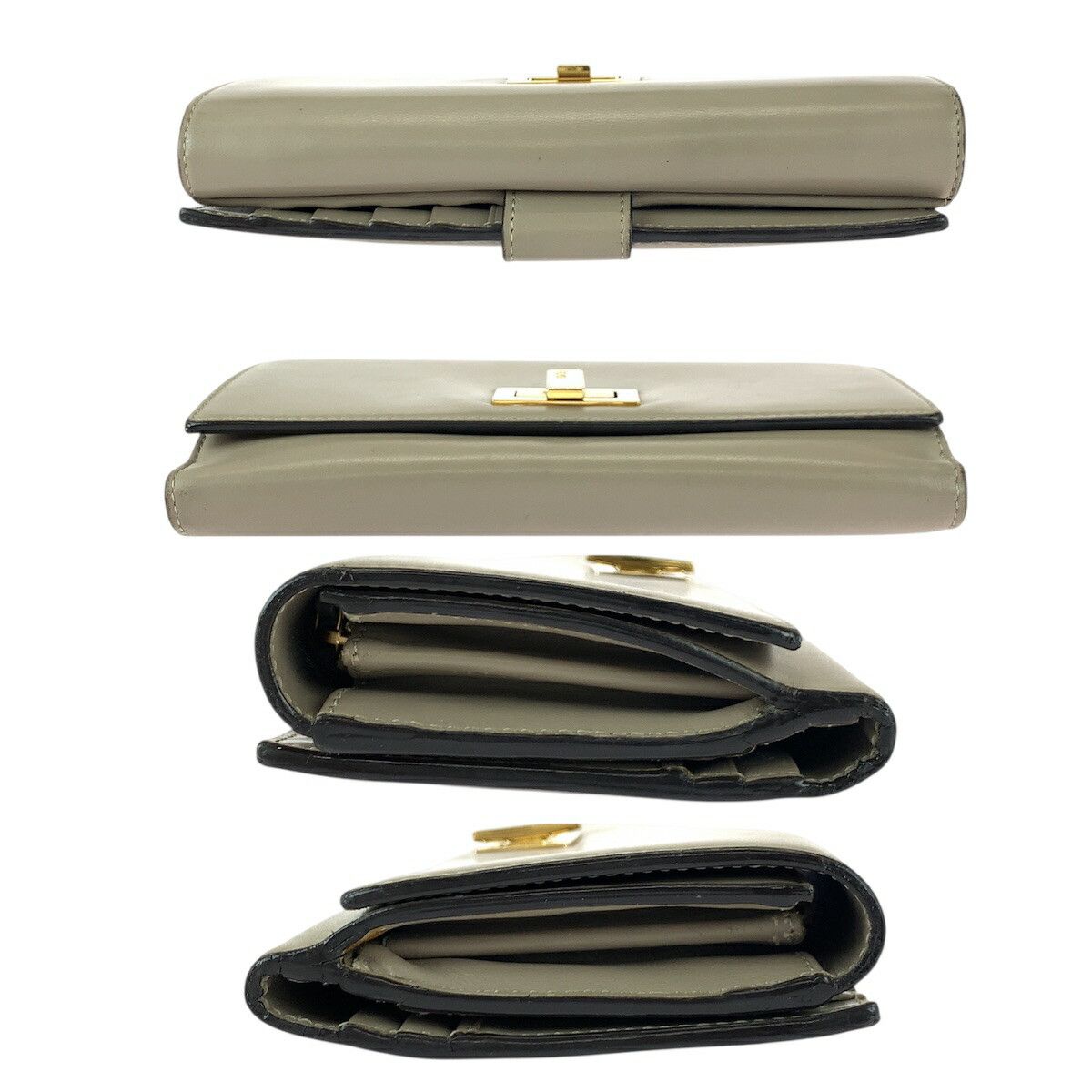 Fendi Fendi Fendi Peekaboo Leather Long Wallet Leather Long Wallet 8M0308 DUTY FREE for USA Size ONE SIZE - 10 Thumbnail