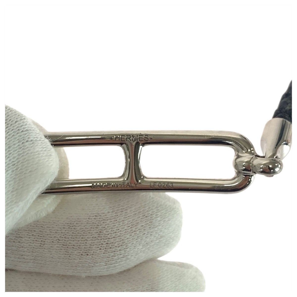 Hermes Hermes Hermes Roulis Leather Metal Bracelet Leather Bracelet DUTY FREE for USA Size ONE SIZE - 5 Thumbnail