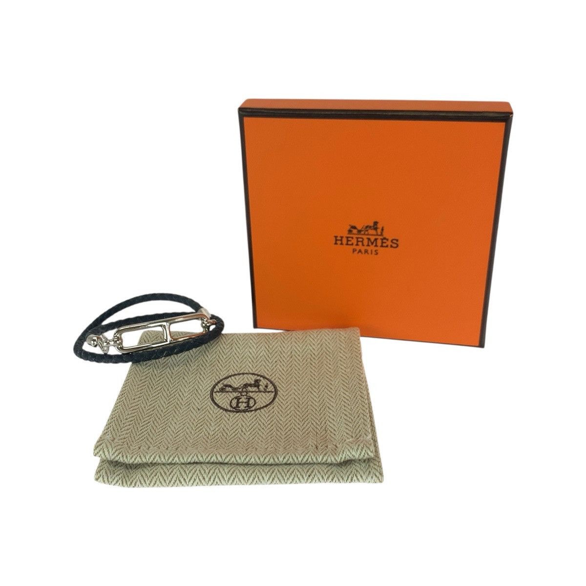 Hermes Hermes Hermes Roulis Leather Metal Bracelet Leather Bracelet DUTY FREE for USA Size ONE SIZE - 6 Thumbnail