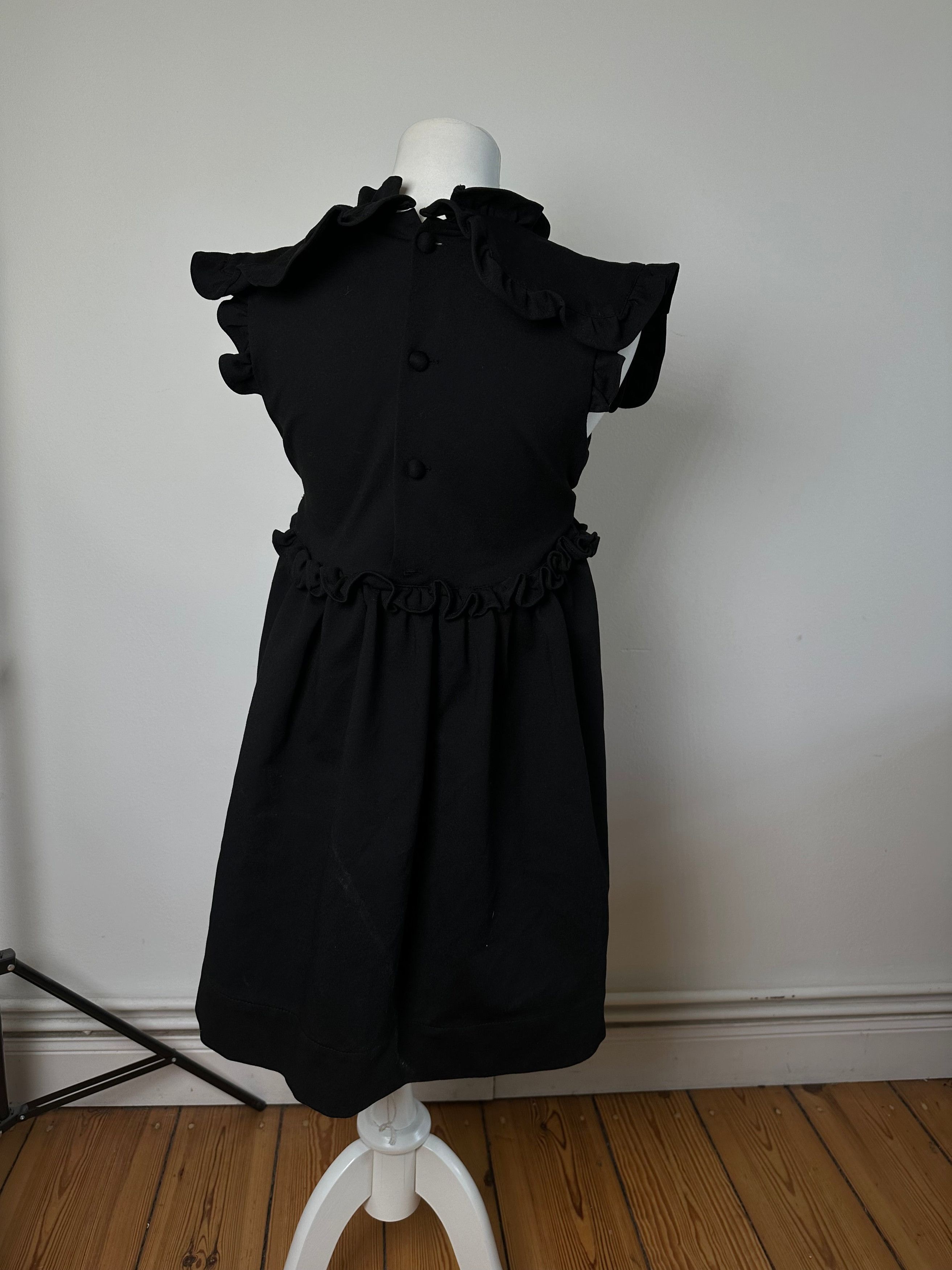 Balenciaga Vintage Cotton Blend Dress Y2K Black Size S / US 4 / IT 40 - 3 Thumbnail