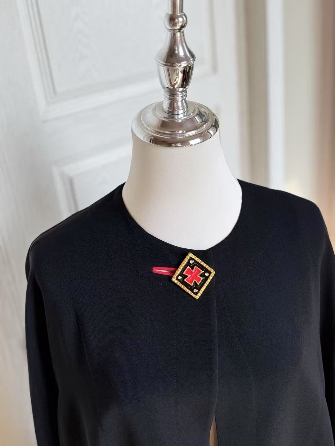 ANNE FONTAINE ANNI NOVANTA Dress & Coat Set Size M / US 6-8 / IT 42-44 - 7 Thumbnail