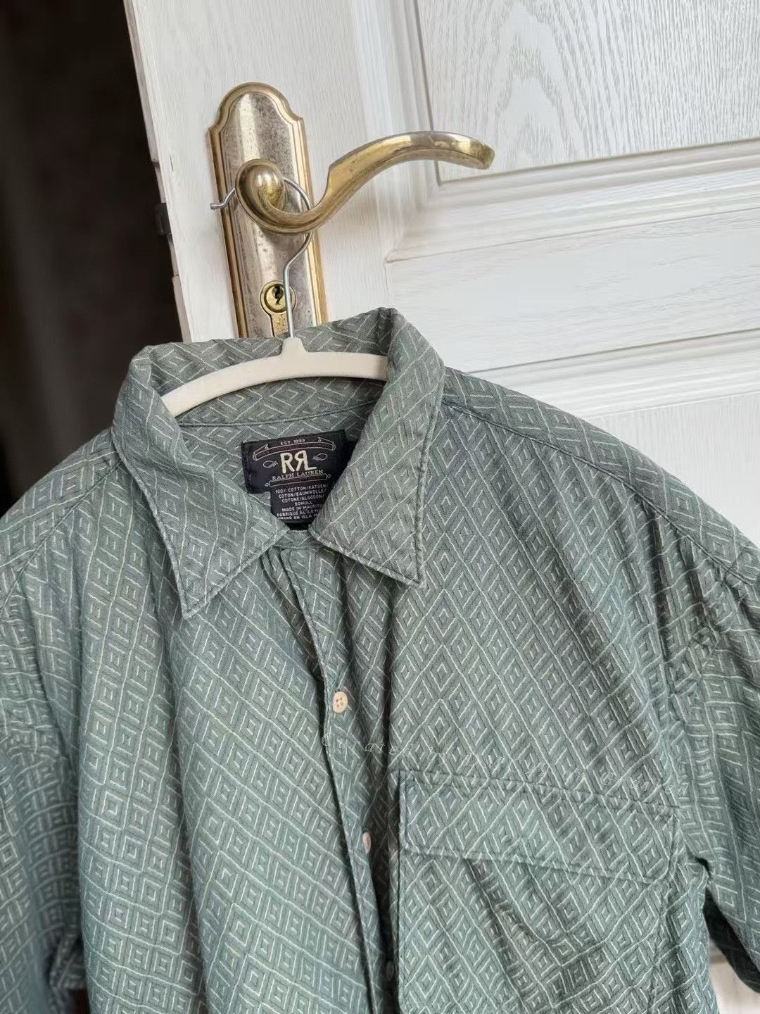 RRL Ralph Lauren Double RL Vintage RRL Western Short Sleeve Shirt Size US M / EU 48-50 / 2 - 4 Thumbnail