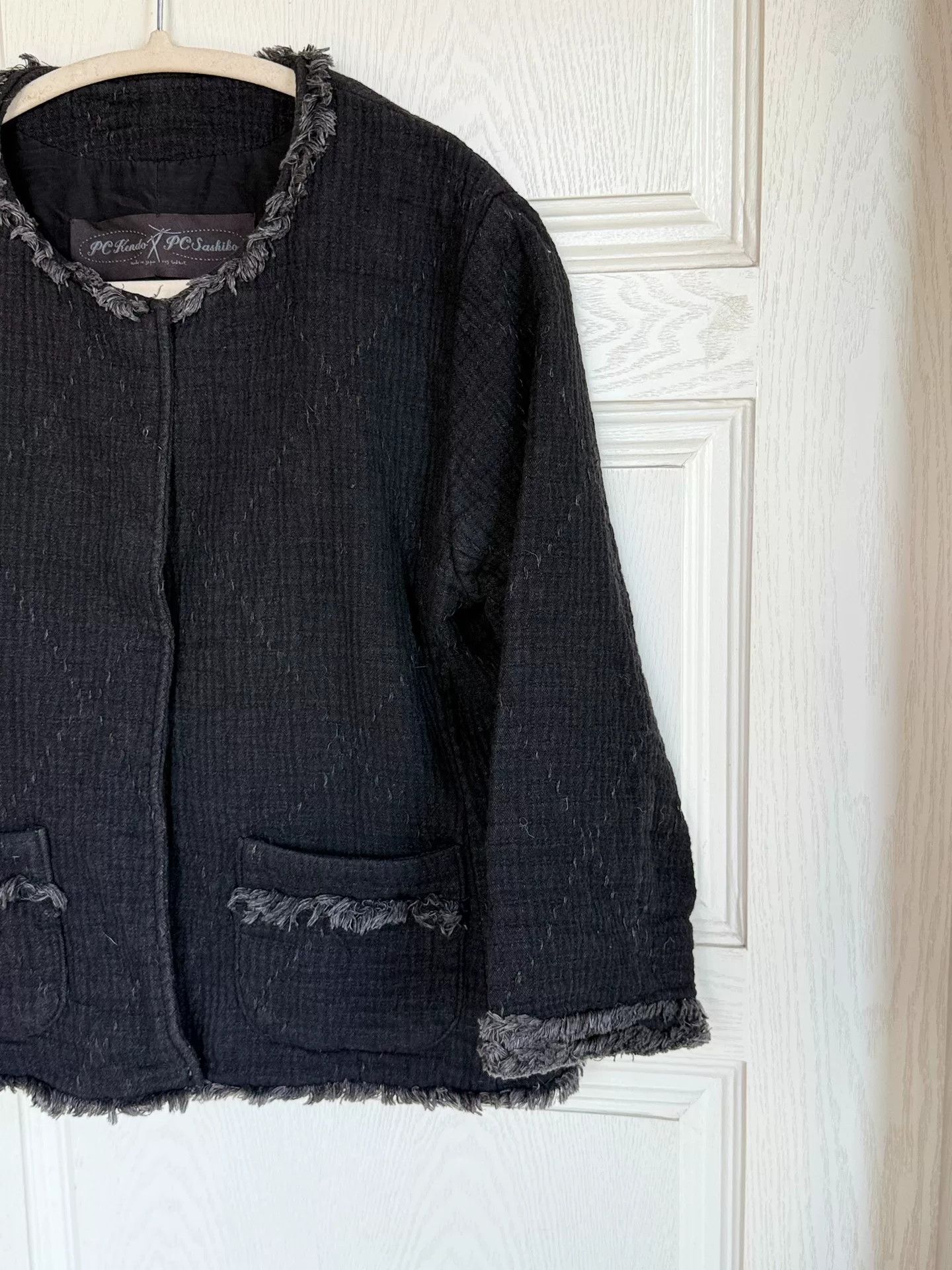 Porter Classic Porter Classic Sashiko Tweed Jacket Size M / US 6-8 / IT 42-44 - 4 Thumbnail