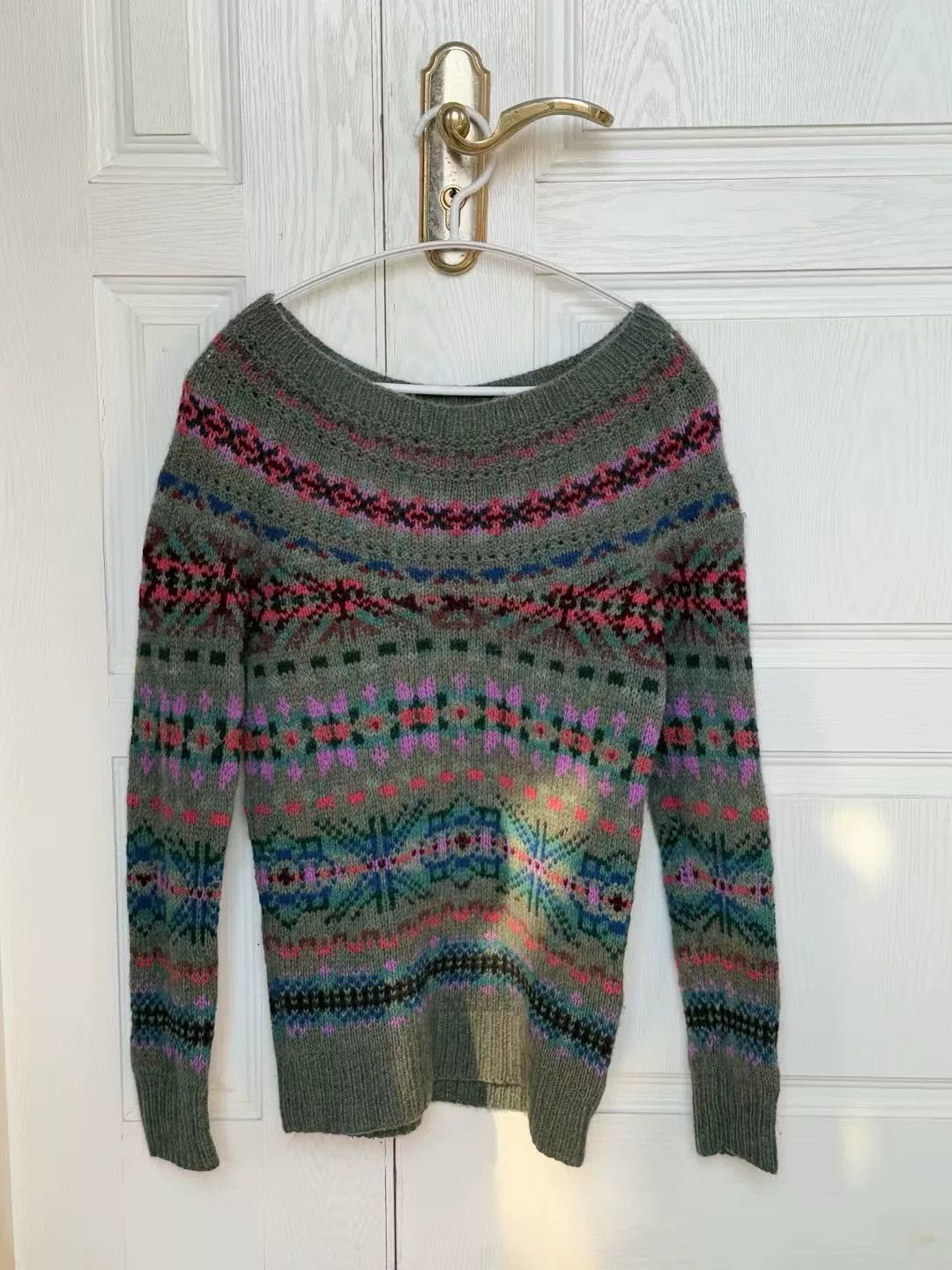 Vintage Vintage Ralph Lauren Jacquard Sweater Size US M / EU 48-50 / 2 - 6 Thumbnail
