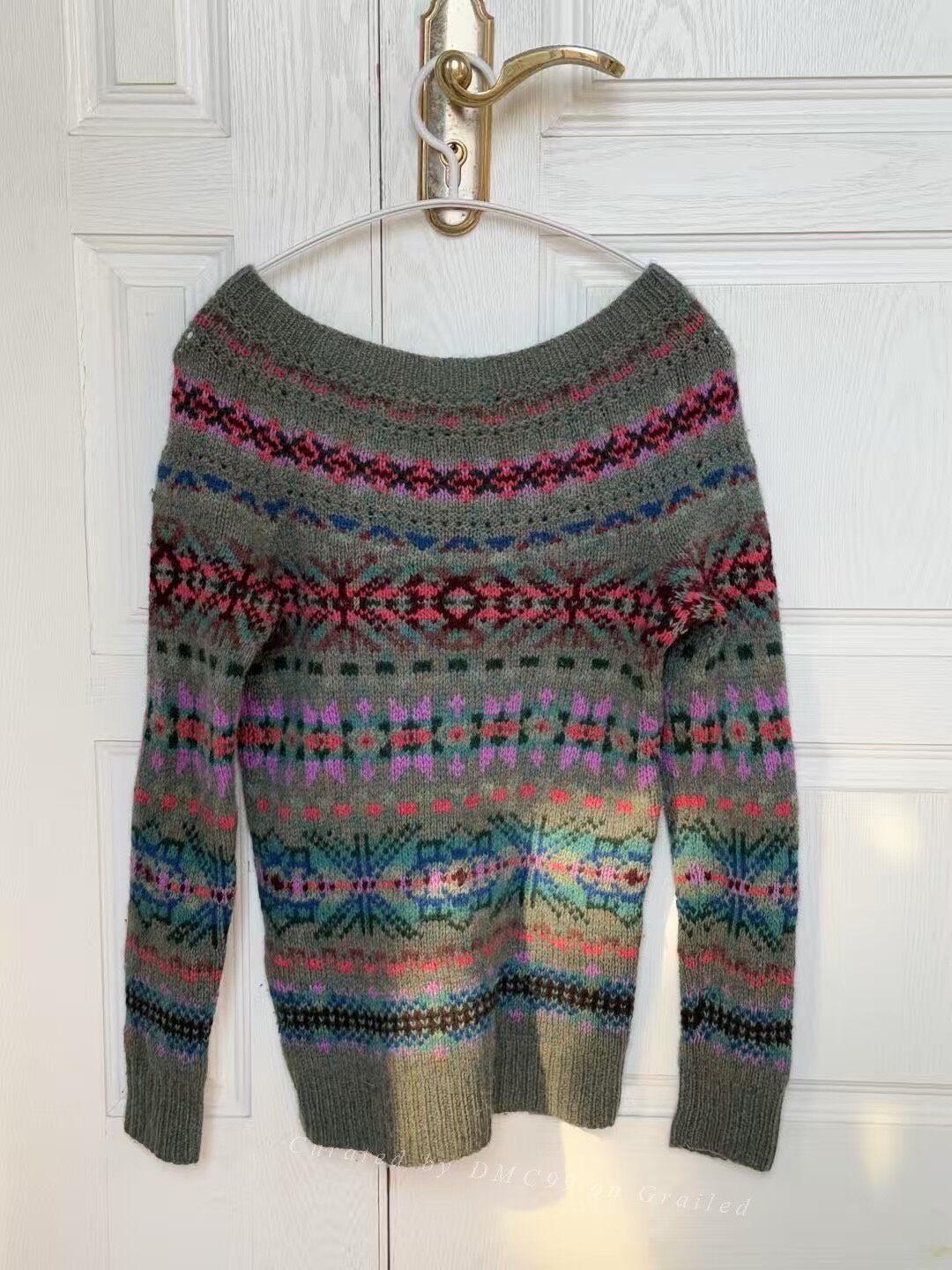 Vintage Vintage Ralph Lauren Jacquard Sweater Size US M / EU 48-50 / 2 - 7 Thumbnail