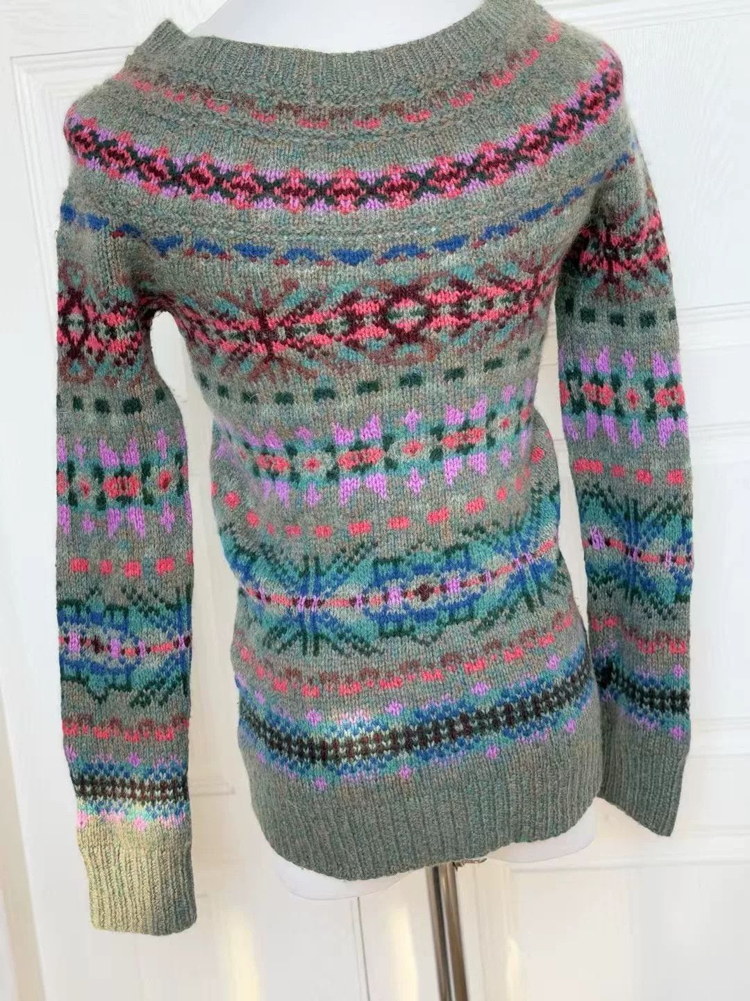 Vintage Vintage Ralph Lauren Jacquard Sweater Size US M / EU 48-50 / 2 - 5 Thumbnail