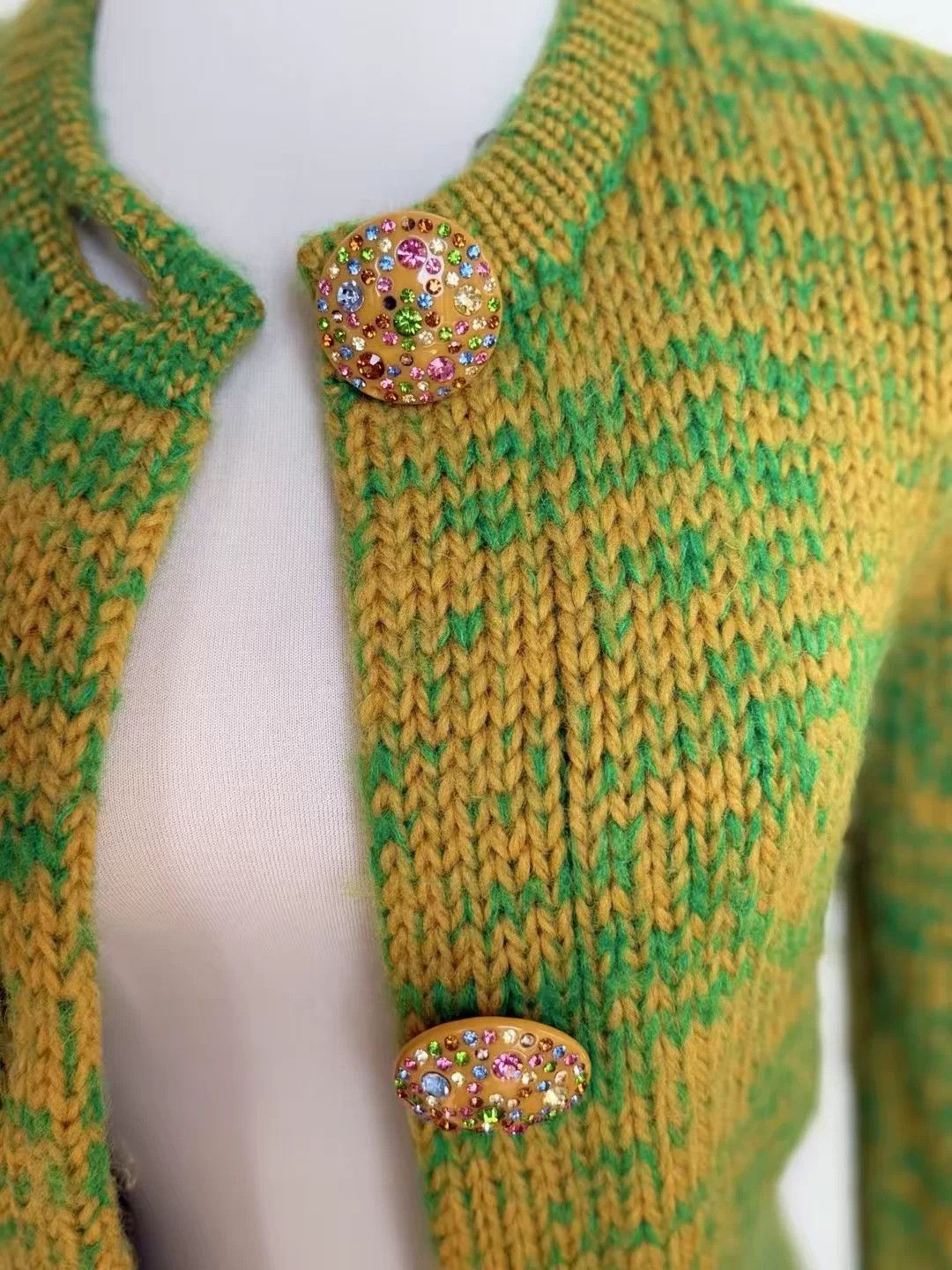 Manish Arora Manoush Wool Mohair Blend Cardigan Size XS / US 0-2 / IT 36-38 - 5 Thumbnail