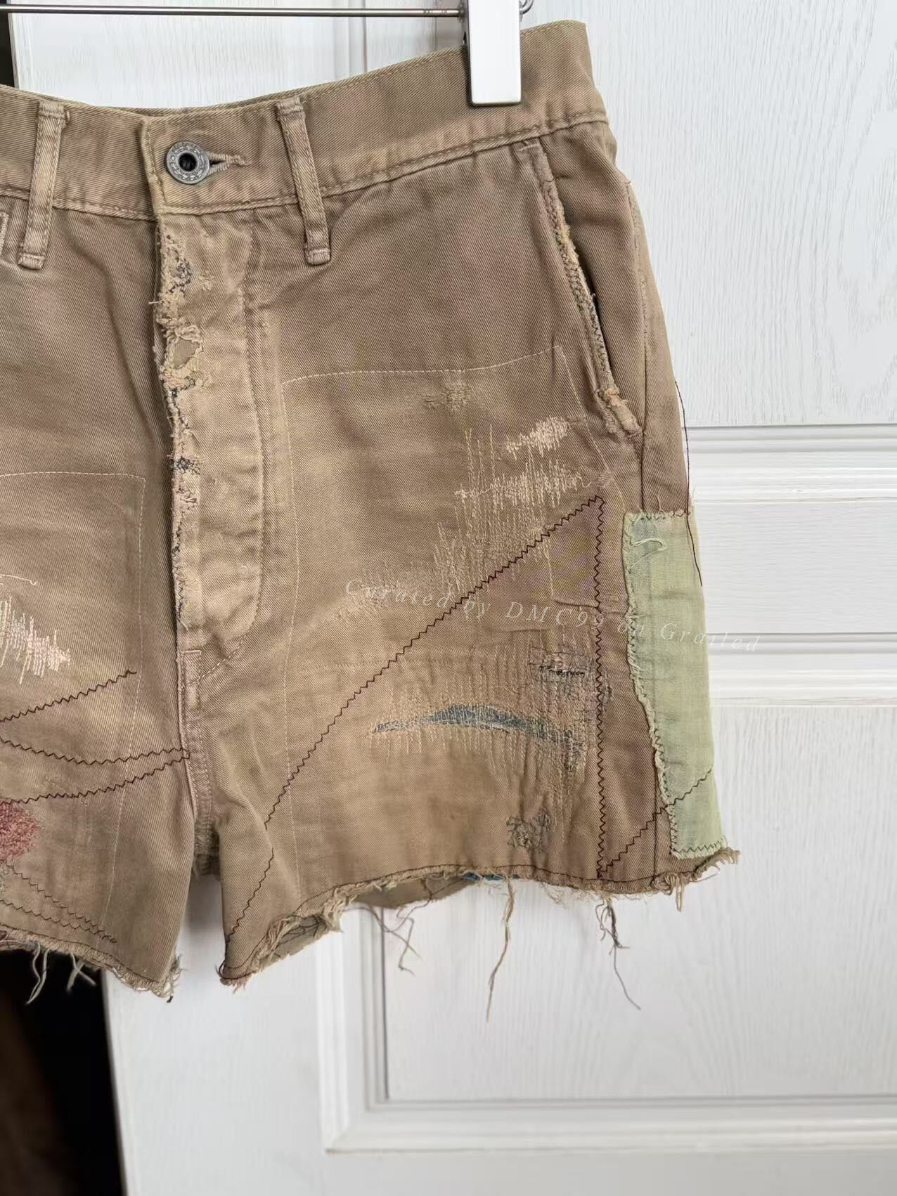 Kapital Kapital Vintage Fabric Patchwork Casual Shorts Size US 36 / EU 52 - 4 Thumbnail
