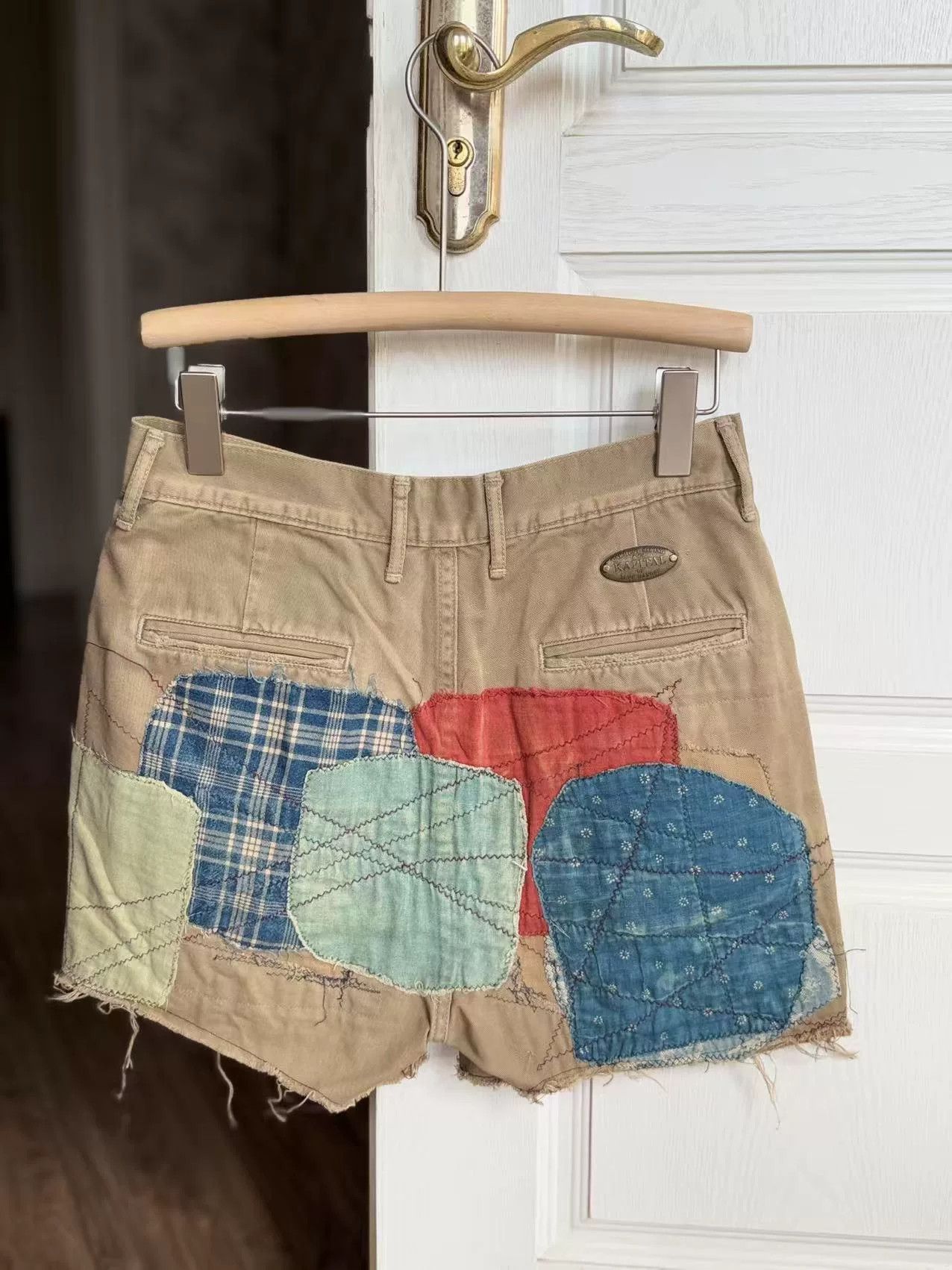 Kapital Kapital Vintage Fabric Patchwork Casual Shorts Size US 36 / EU 52 - 2 Thumbnail
