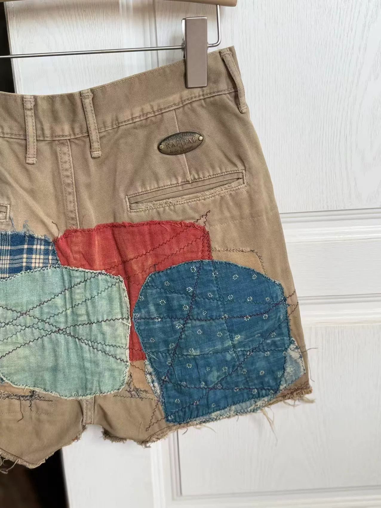 Kapital Kapital Vintage Fabric Patchwork Casual Shorts Size US 36 / EU 52 - 5 Thumbnail
