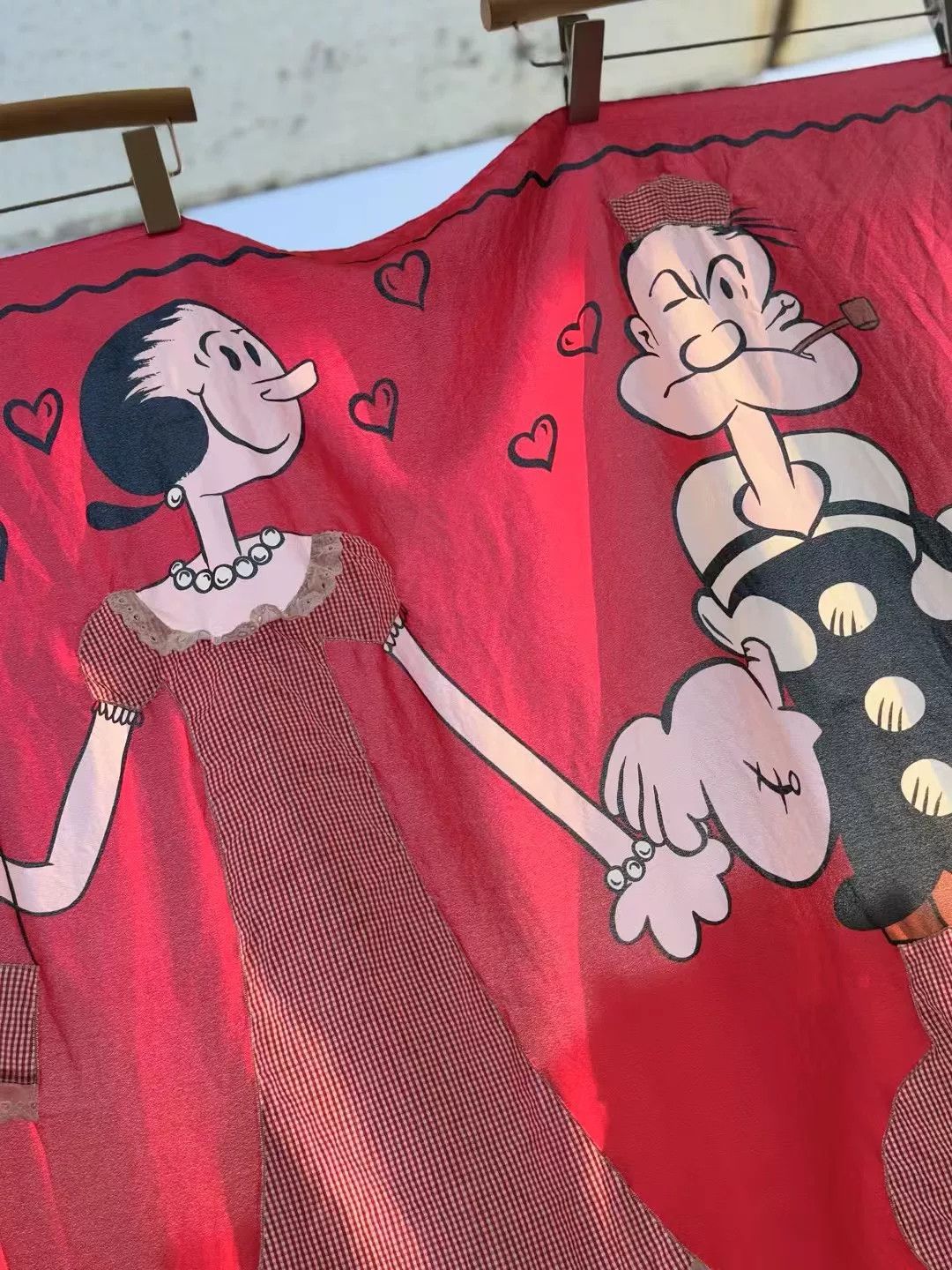 Moschino Vintage Moschino Popeye Square Scarf Size ONE SIZE - 3 Thumbnail