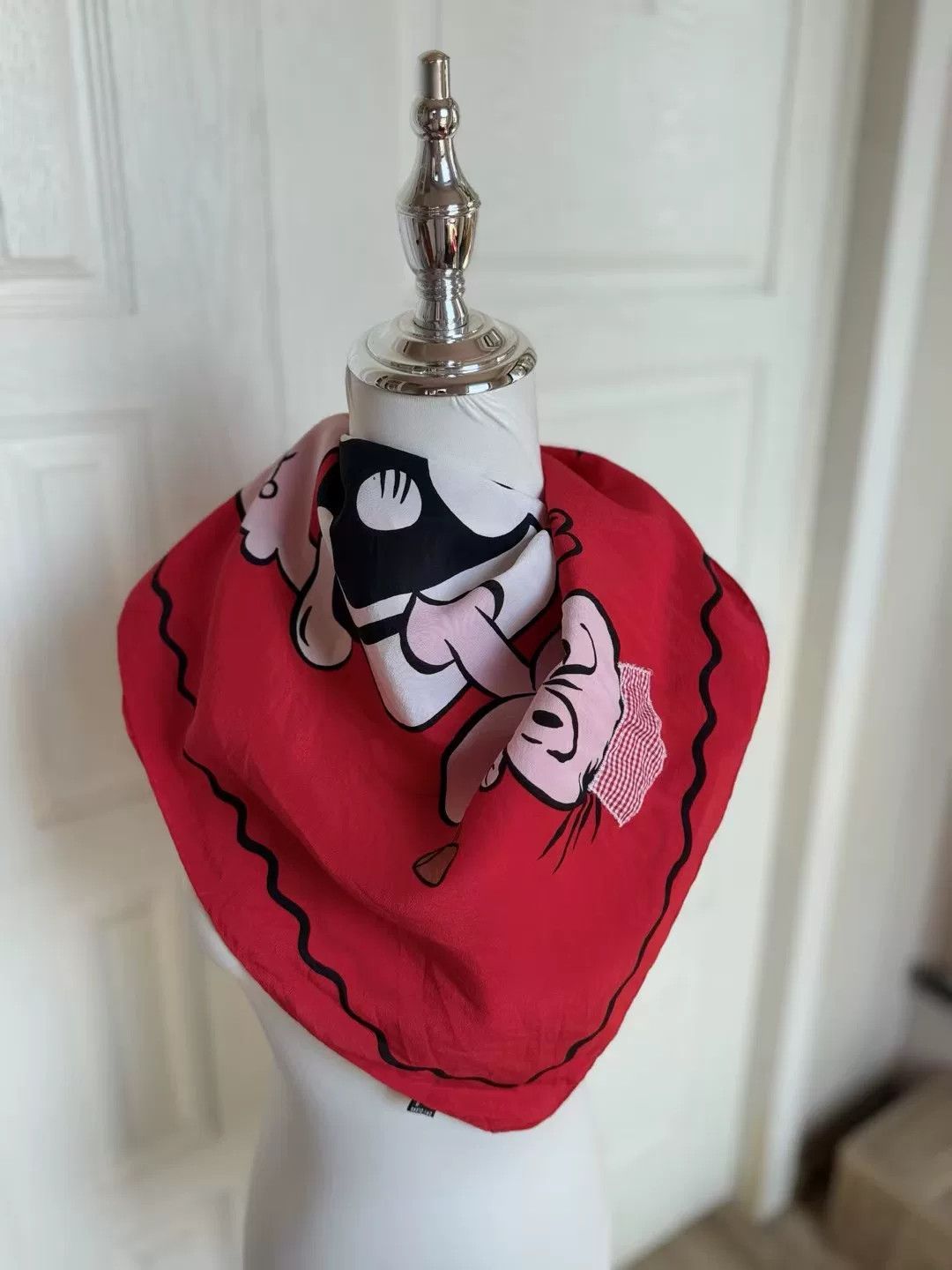 Moschino Vintage Moschino Popeye Square Scarf Size ONE SIZE - 6 Thumbnail