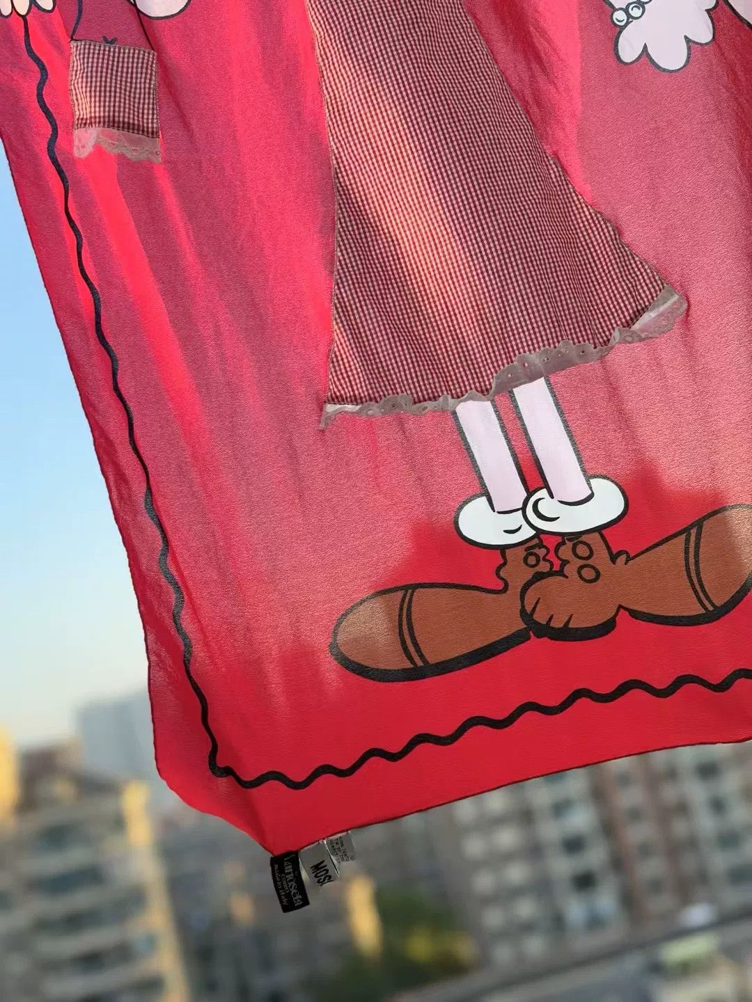 Moschino Vintage Moschino Popeye Square Scarf Size ONE SIZE - 5 Thumbnail