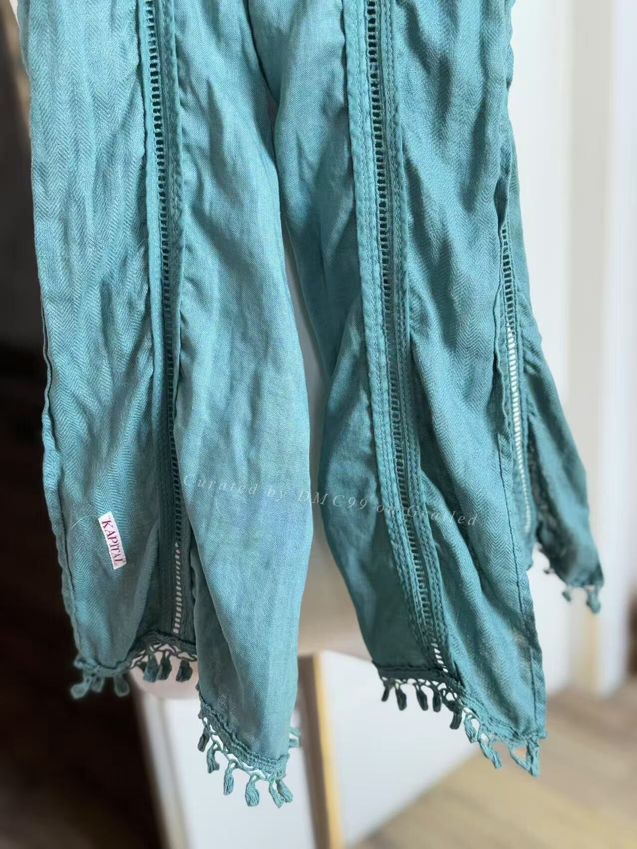 Kapital Kapital Cotton Linen Scarf Size ONE SIZE - 4 Thumbnail
