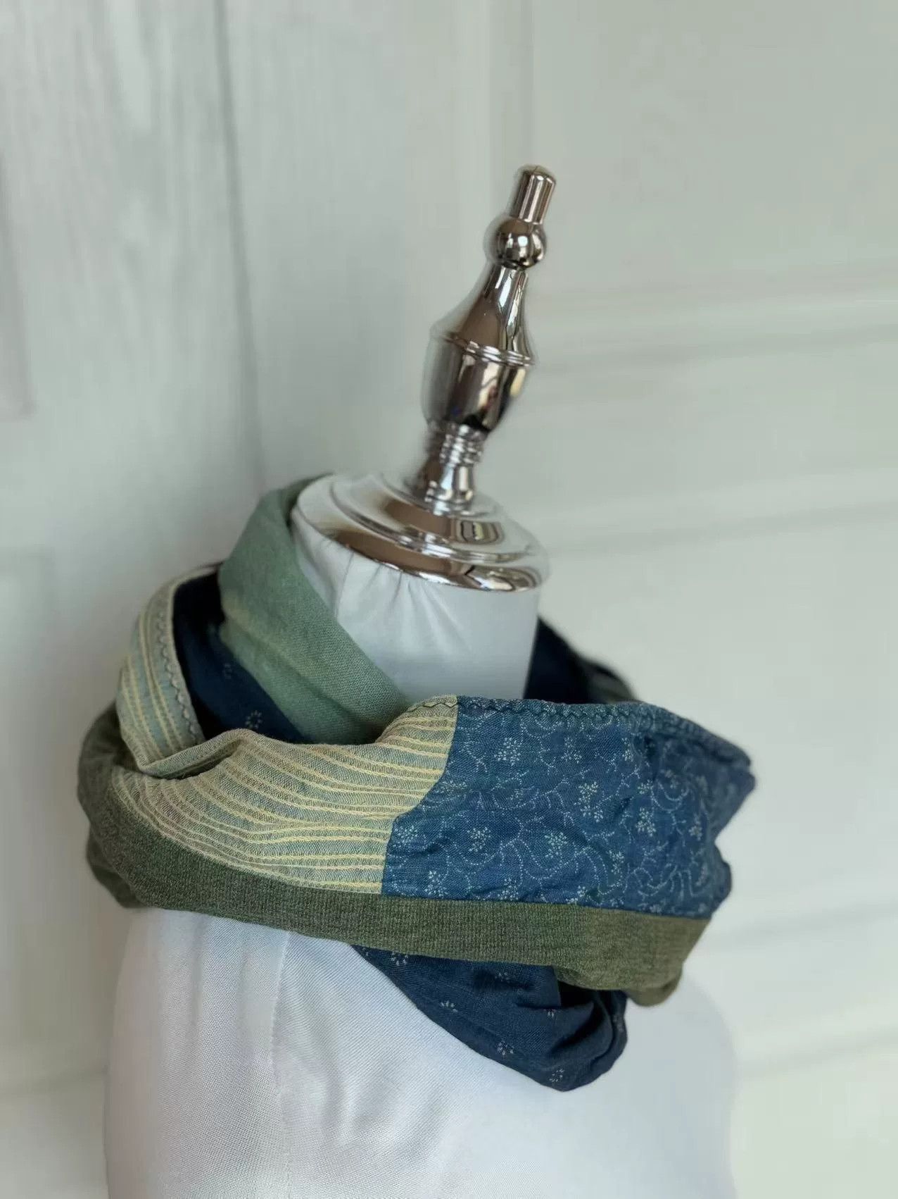 Kapital Kapital Cotton Linen Scarf Size ONE SIZE - 4 Thumbnail
