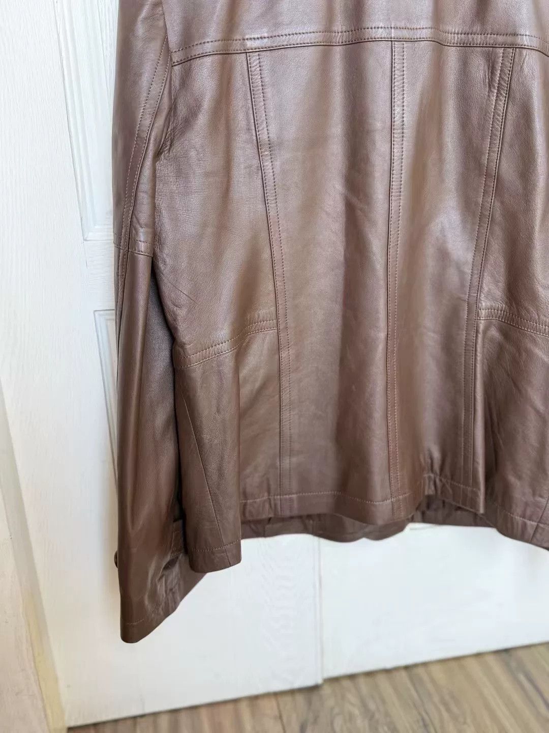 Vintage Vintage Lambskin Leather Jacket Size XL / US 12-14 / IT 48-50 - 8 Thumbnail