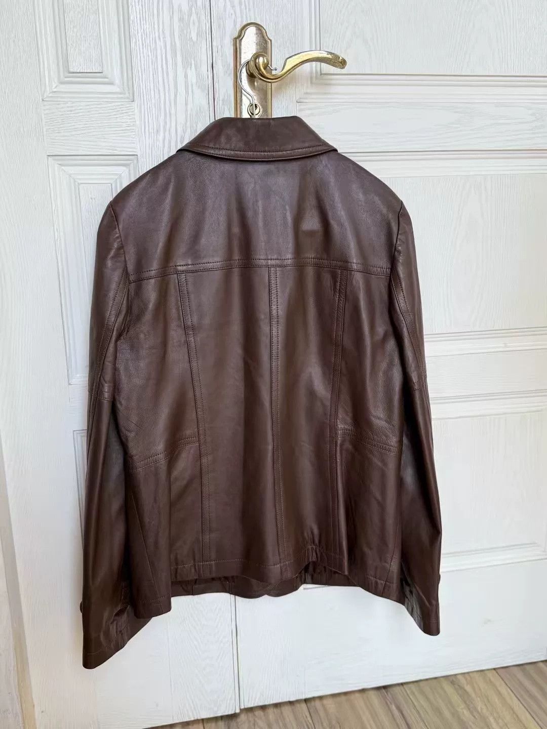 Vintage Vintage Lambskin Leather Jacket Size XL / US 12-14 / IT 48-50 - 2 Thumbnail