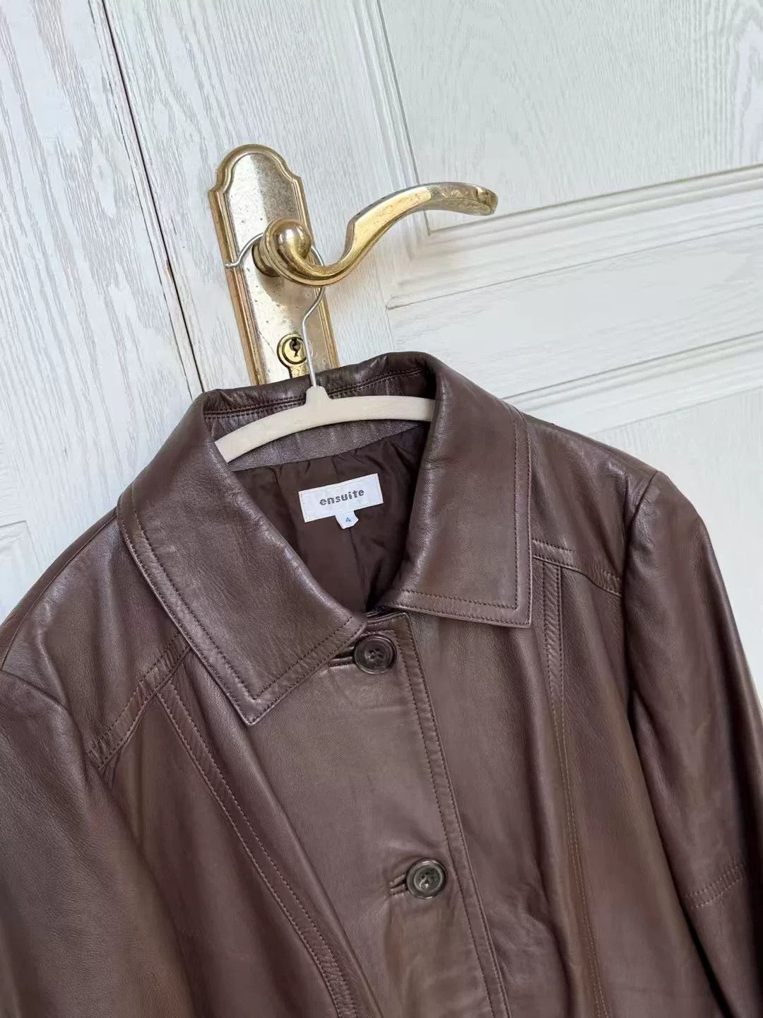 Vintage Vintage Lambskin Leather Jacket Size XL / US 12-14 / IT 48-50 - 3 Thumbnail