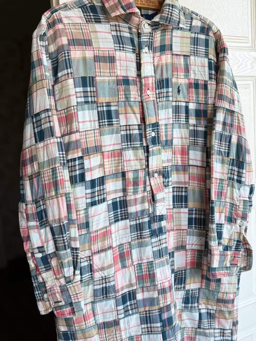Polo Ralph Lauren Polo Ralph Lauren Patchwork Shirt Dress Size XL / US 12-14 / IT 48-50 - 3 Thumbnail
