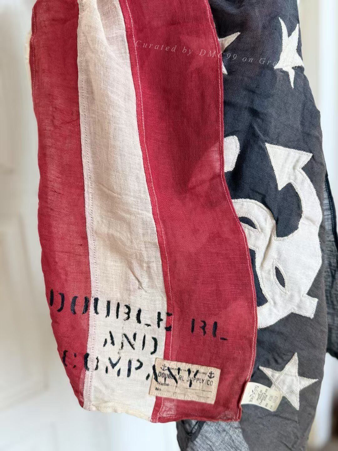 RRL Ralph Lauren RRL DoubleL Cotton-Linen Scarf Shawl Size ONE SIZE - 6 Thumbnail