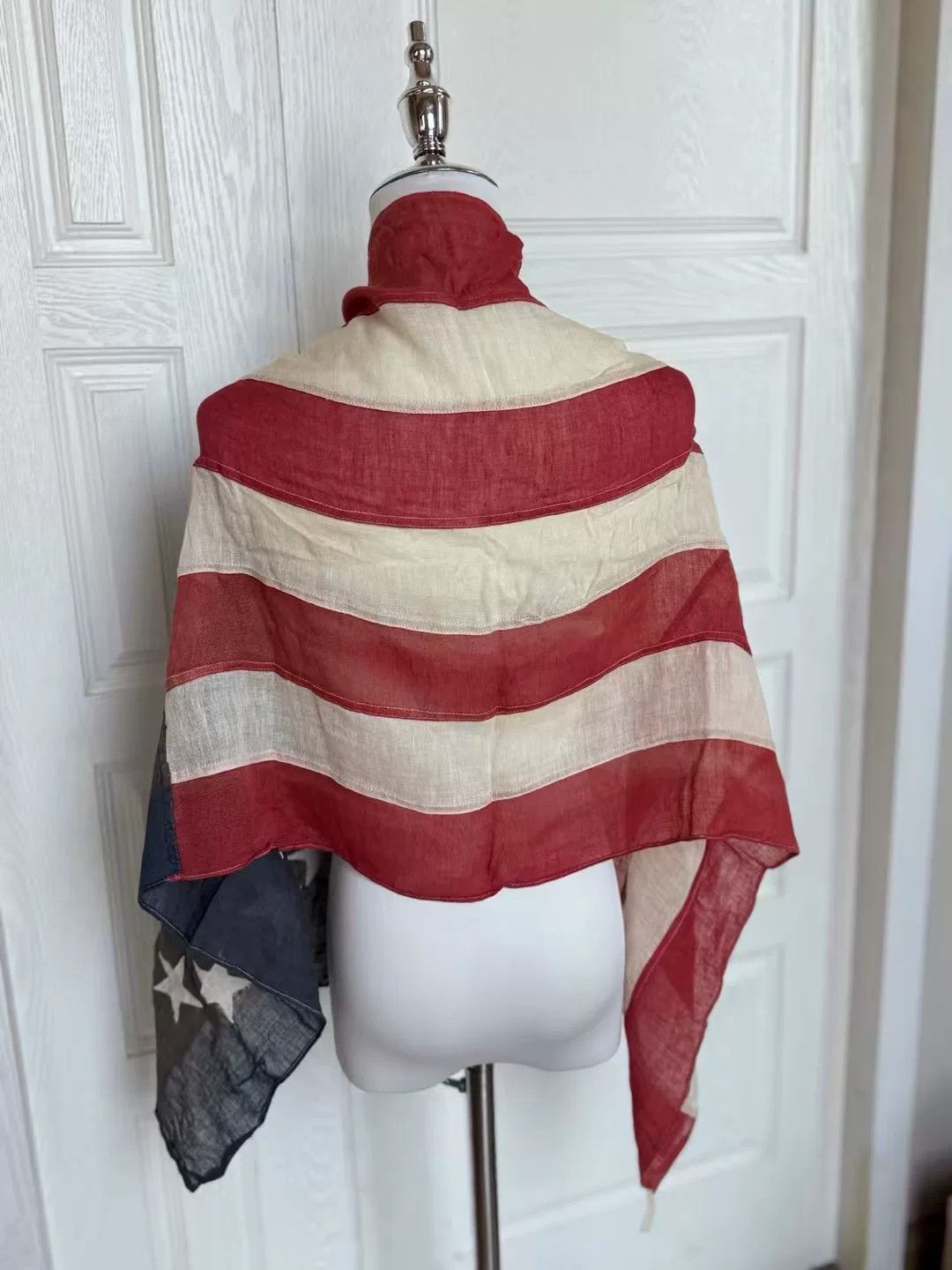 RRL Ralph Lauren RRL DoubleL Cotton-Linen Scarf Shawl Size ONE SIZE - 4 Thumbnail