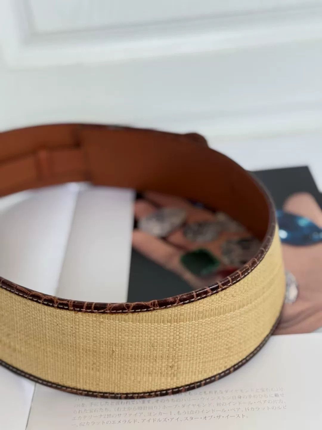 Ralph Lauren Ralph Lauren Western Straw Leather Belt Size ONE SIZE - 3 Thumbnail