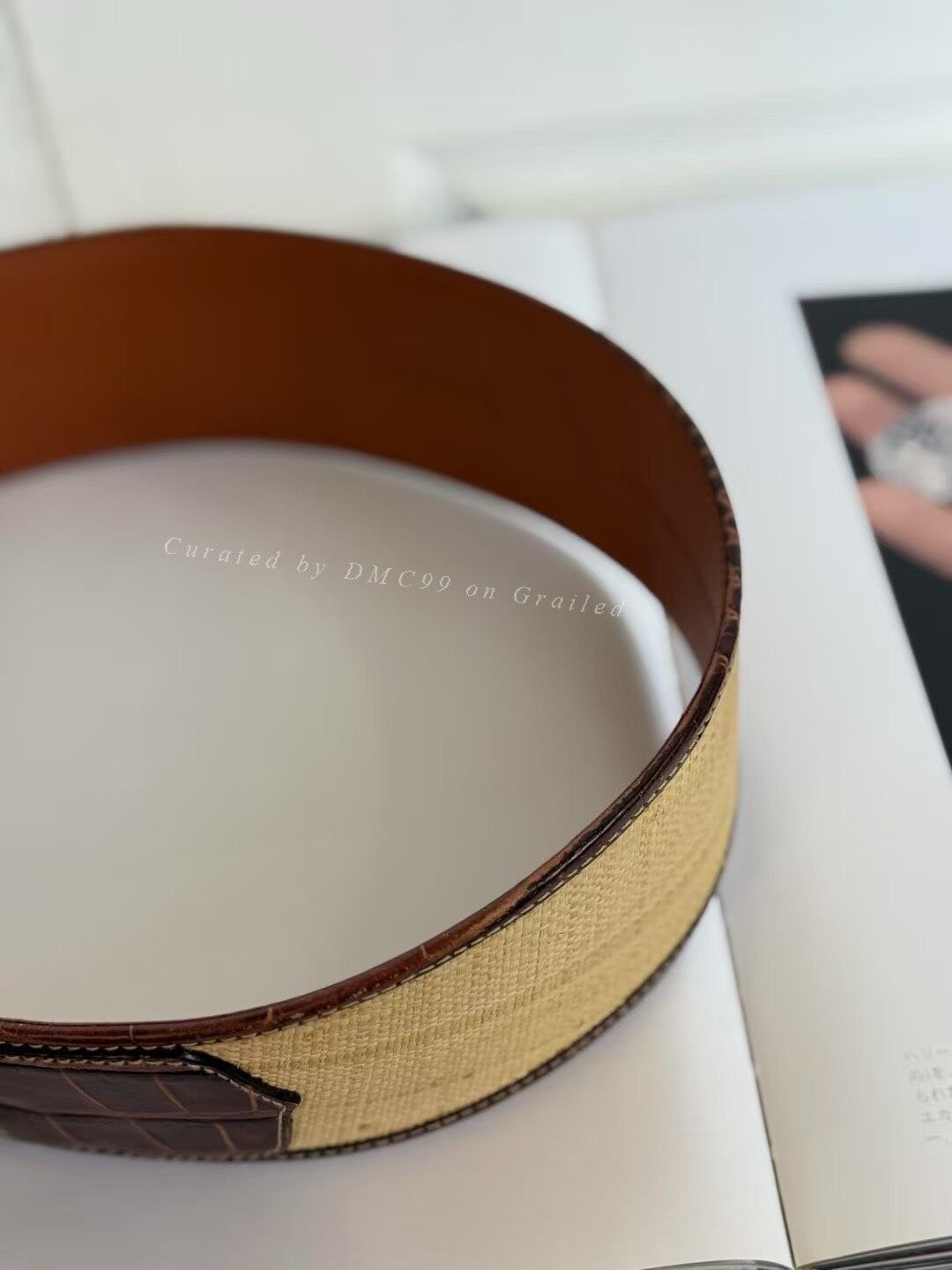 Ralph Lauren Ralph Lauren Western Straw Leather Belt Size ONE SIZE - 8 Thumbnail