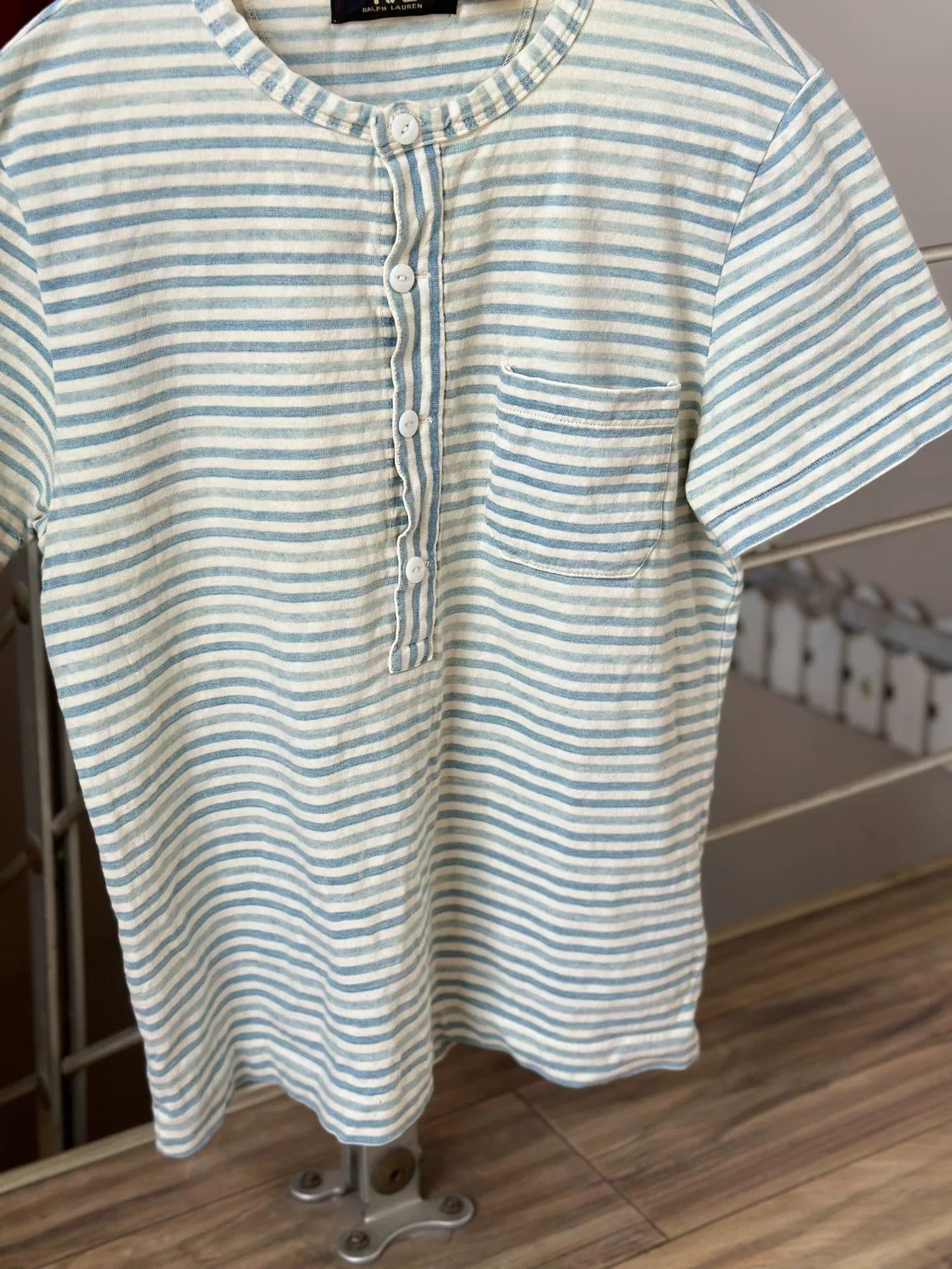 RRL Ralph Lauren RRL Striped Short Sleeve Size US XS / EU 42 / 0 - 3 Thumbnail