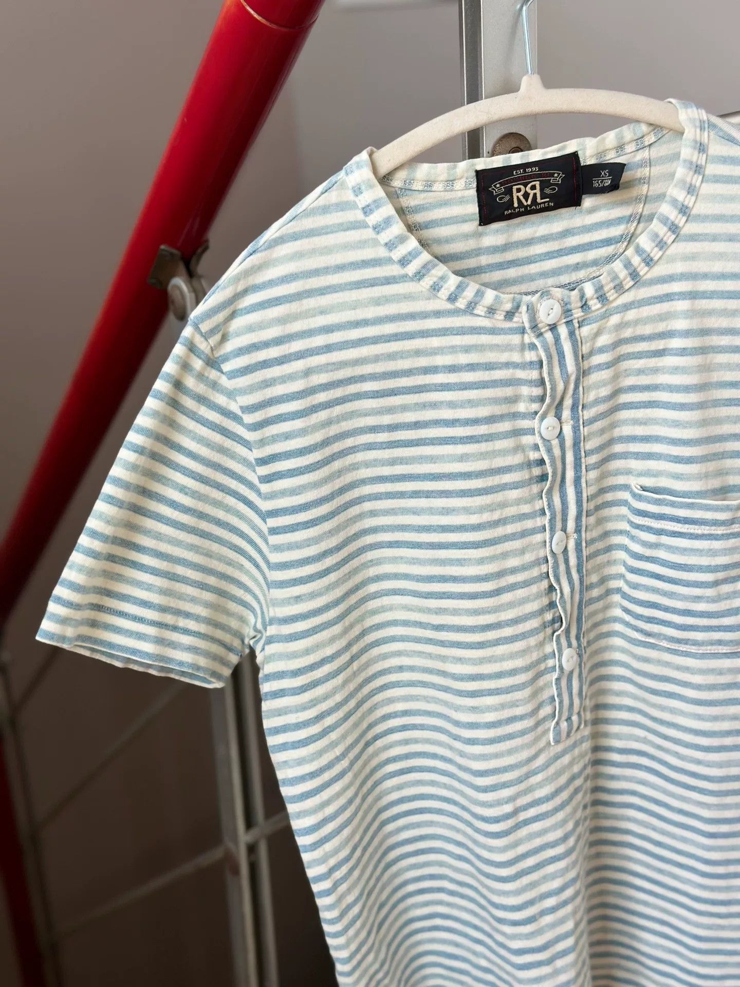 RRL Ralph Lauren RRL Striped Short Sleeve Size US XS / EU 42 / 0 - 2 Thumbnail