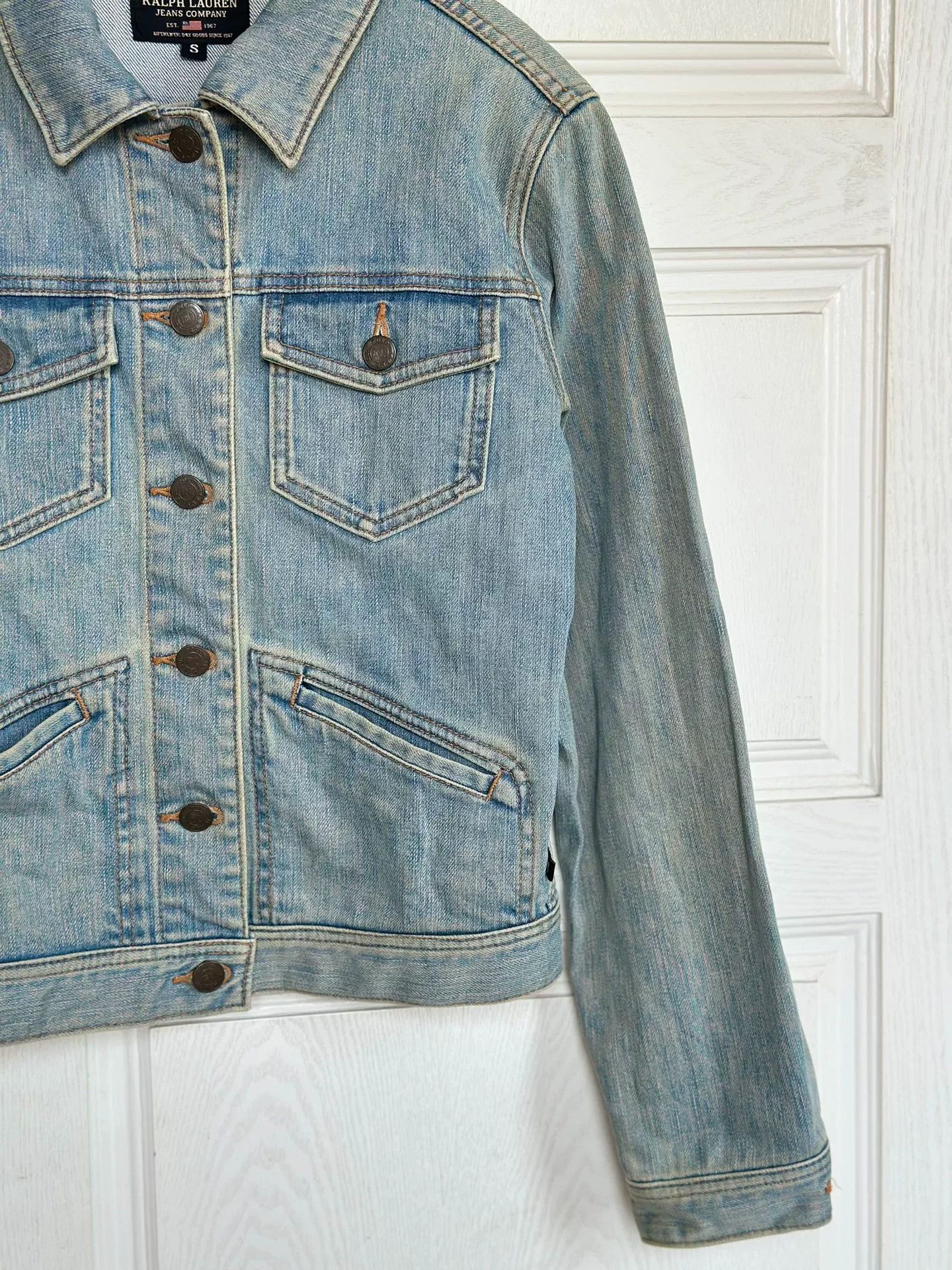 Ralph Lauren Ralph Lauren Light Denim Jacket Size S / US 4 / IT 40 - 4 Thumbnail