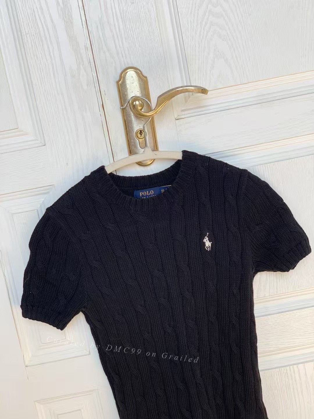 Polo Ralph Lauren Polo Ralph Lauren Cable Knit Short-Sleeve Sweater Size XS / US 0-2 / IT 36-38 - 3 Thumbnail
