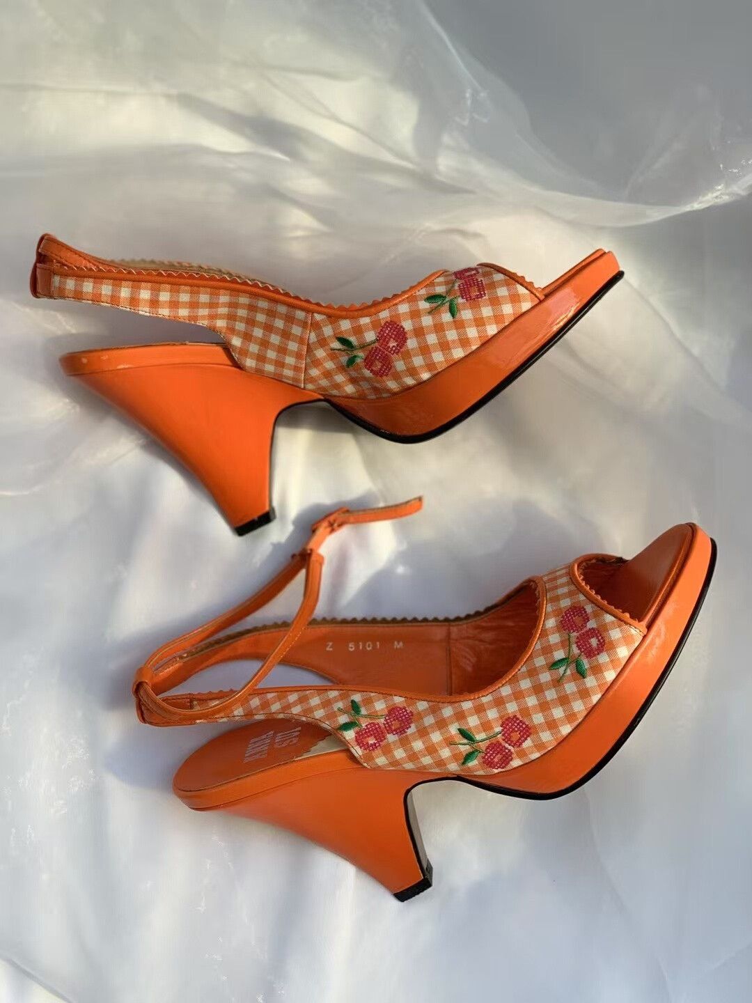 Anna Sui Anna Sui Vintage Checkerboard Sandals Size US 5 / IT 35 - 3 Thumbnail