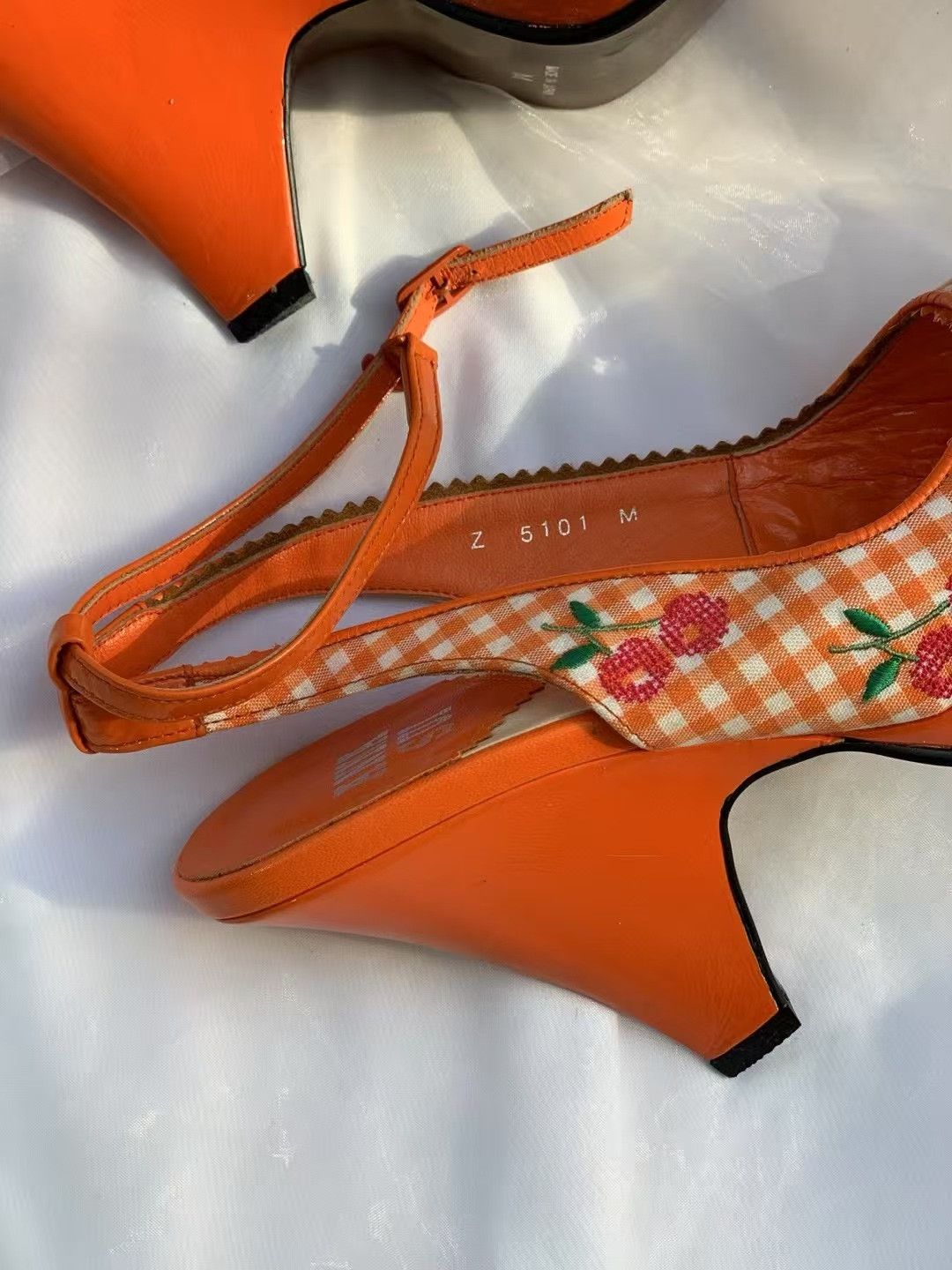 Anna Sui Anna Sui Vintage Checkerboard Sandals Size US 5 / IT 35 - 8 Thumbnail