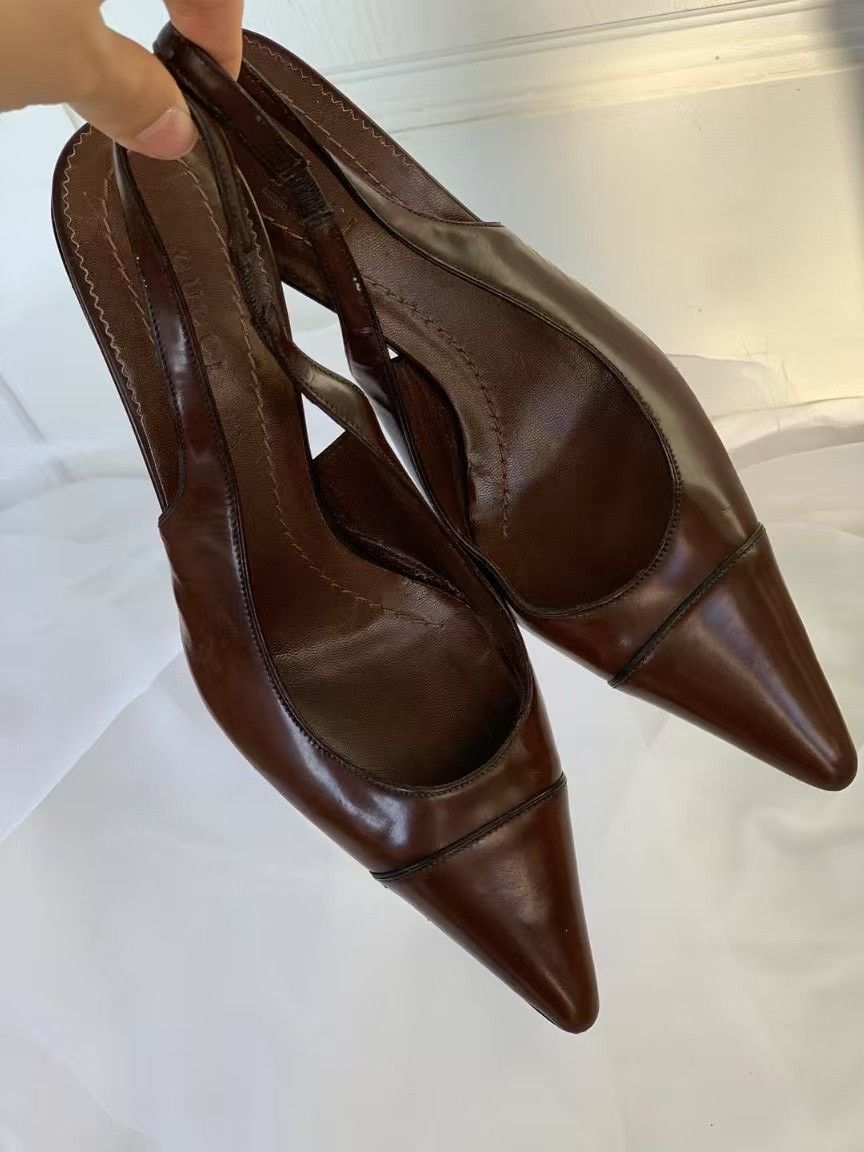 Gucci Gucci Leather High Heels Size US 5.5 / IT 35.5 - 3 Thumbnail