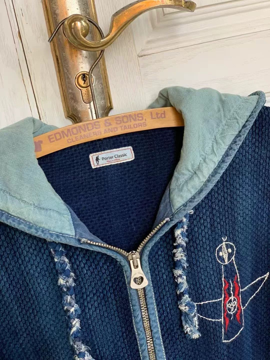 Porter Classic Porter Classic Sashiko Sweatshirt Jacket Size US XS / EU 42 / 0 - 4 Thumbnail
