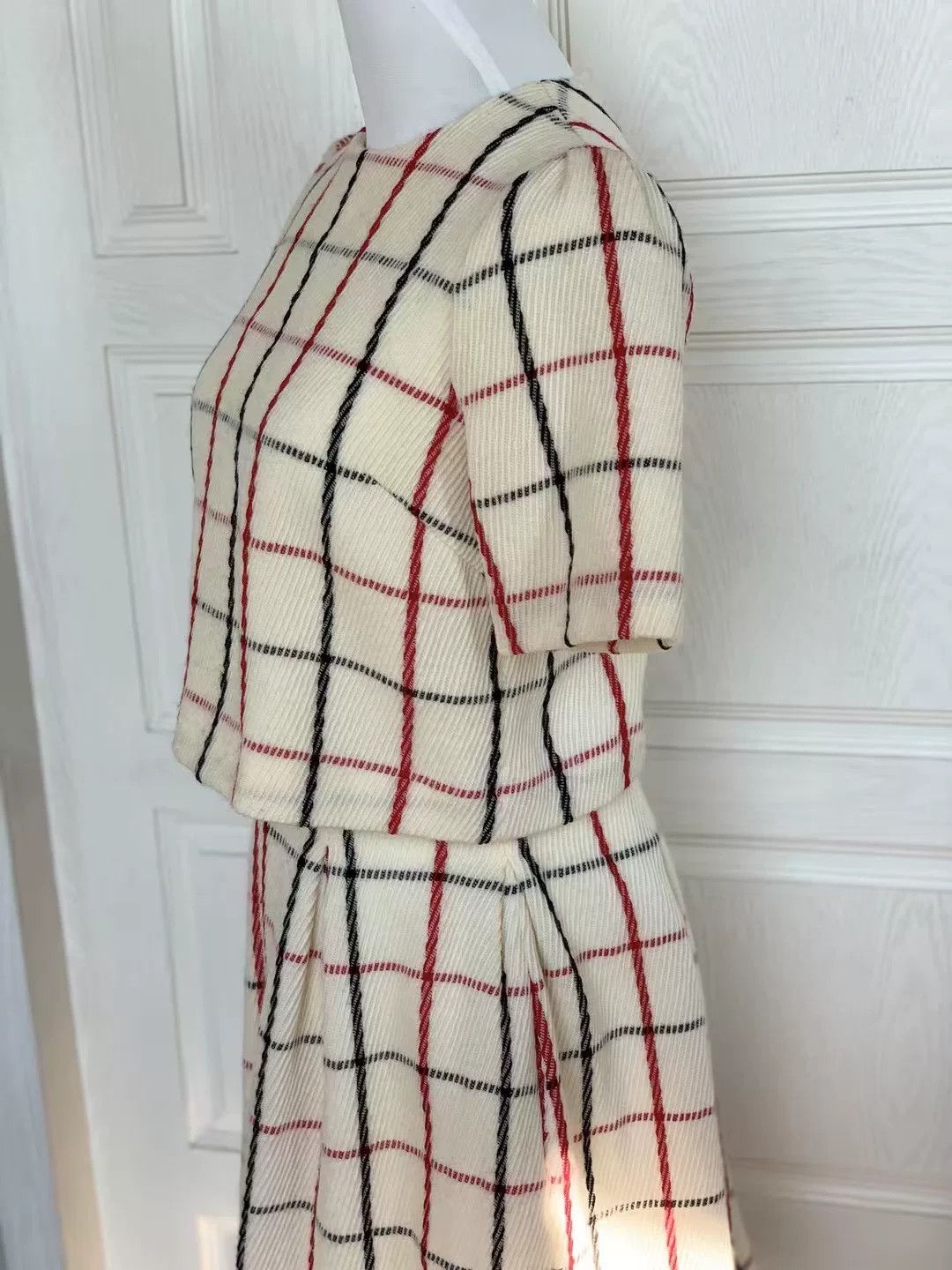 agnes b. Agnes.b Vintage Wool Plaid Suit Size 38" / US 16 / IT 52 - 4 Thumbnail