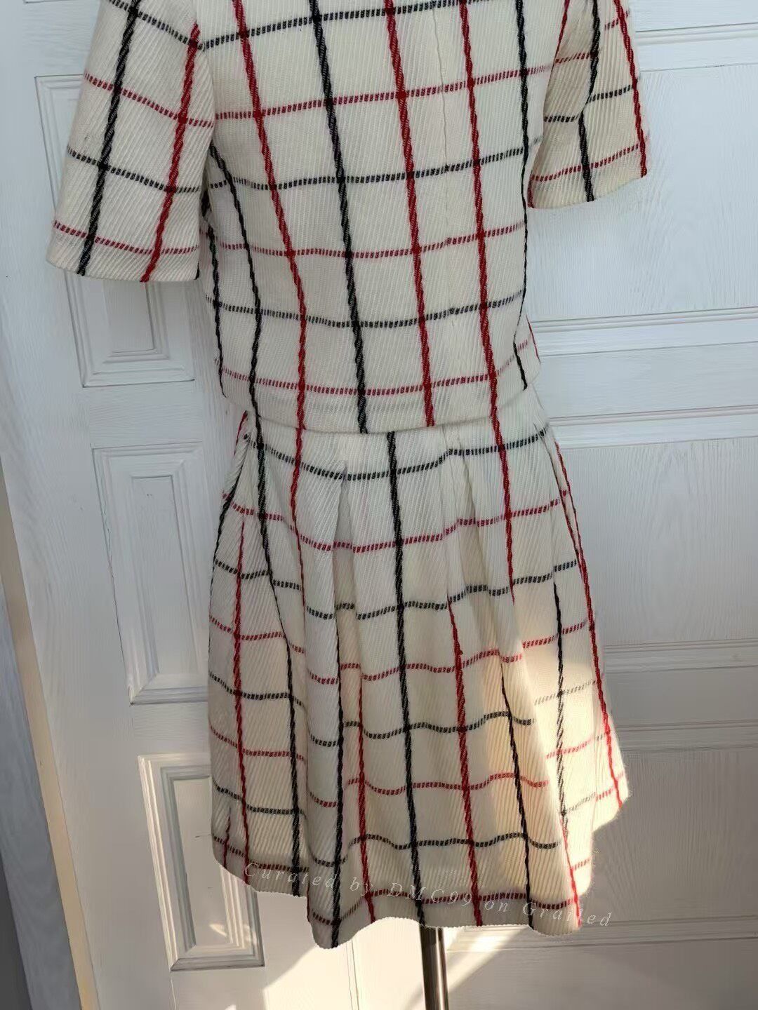 agnes b. Agnes.b Vintage Wool Plaid Suit Size 38" / US 16 / IT 52 - 5 Thumbnail
