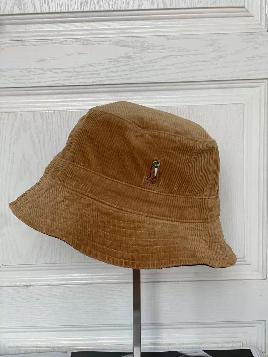 Polo Ralph Lauren Polo Ralph Lauren Corduroy Bucket Hat Size ONE SIZE - 6 Thumbnail