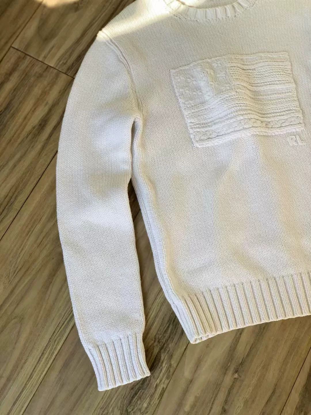 Polo Ralph Lauren Polo Ralph Lauren White Sweater Size US XS / EU 42 / 0 - 4 Thumbnail