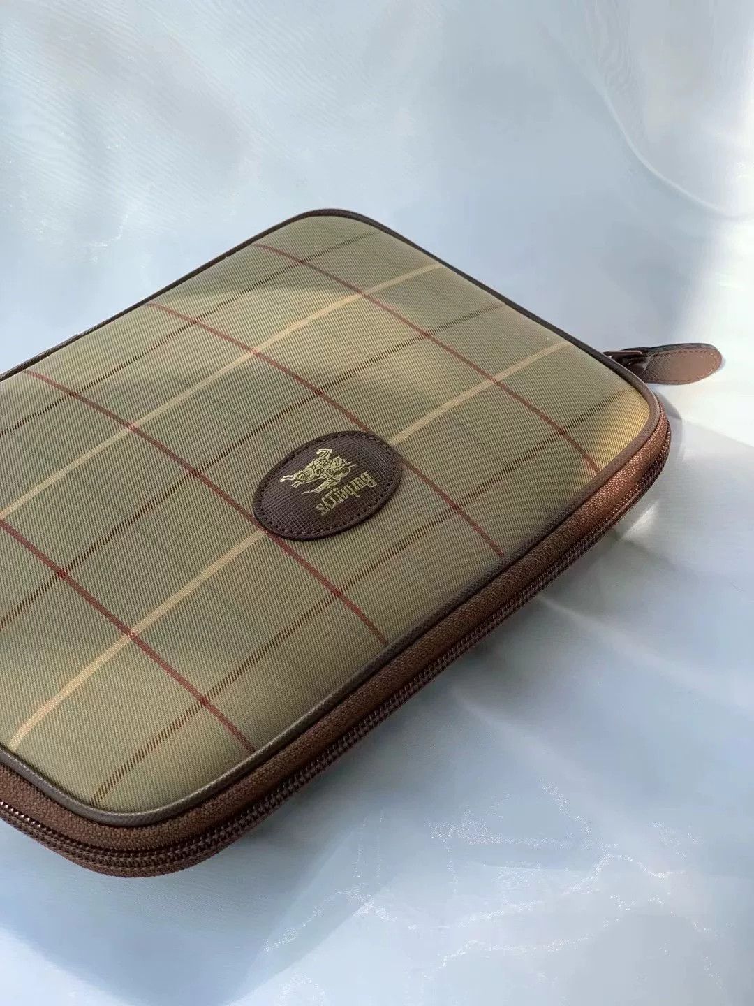 Burberry Burberry Vintage Canvas Check Clutch Size ONE SIZE - 7 Thumbnail