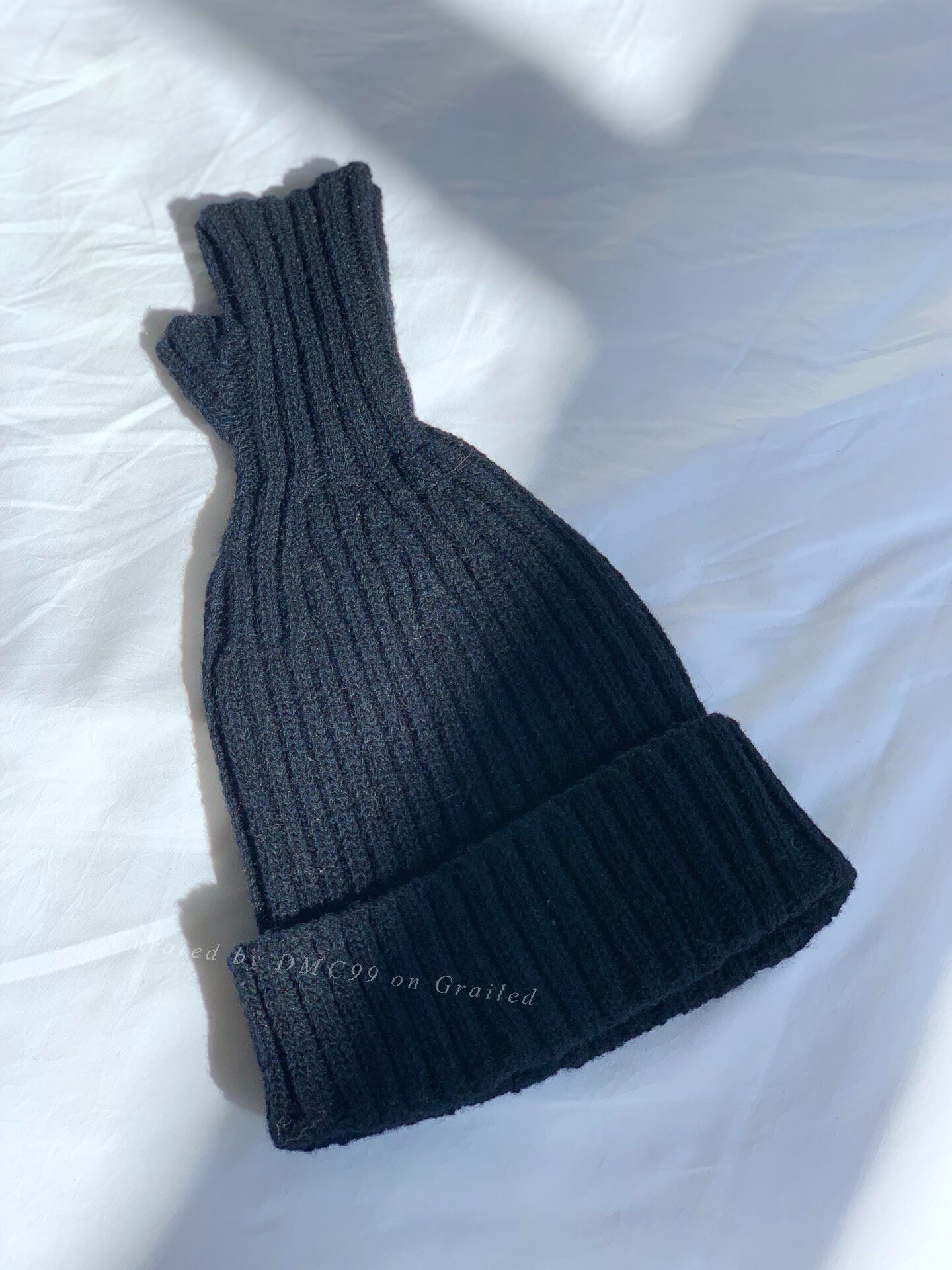 Kapital Kapital All Wool Black Beanie Size ONE SIZE - 2 Thumbnail