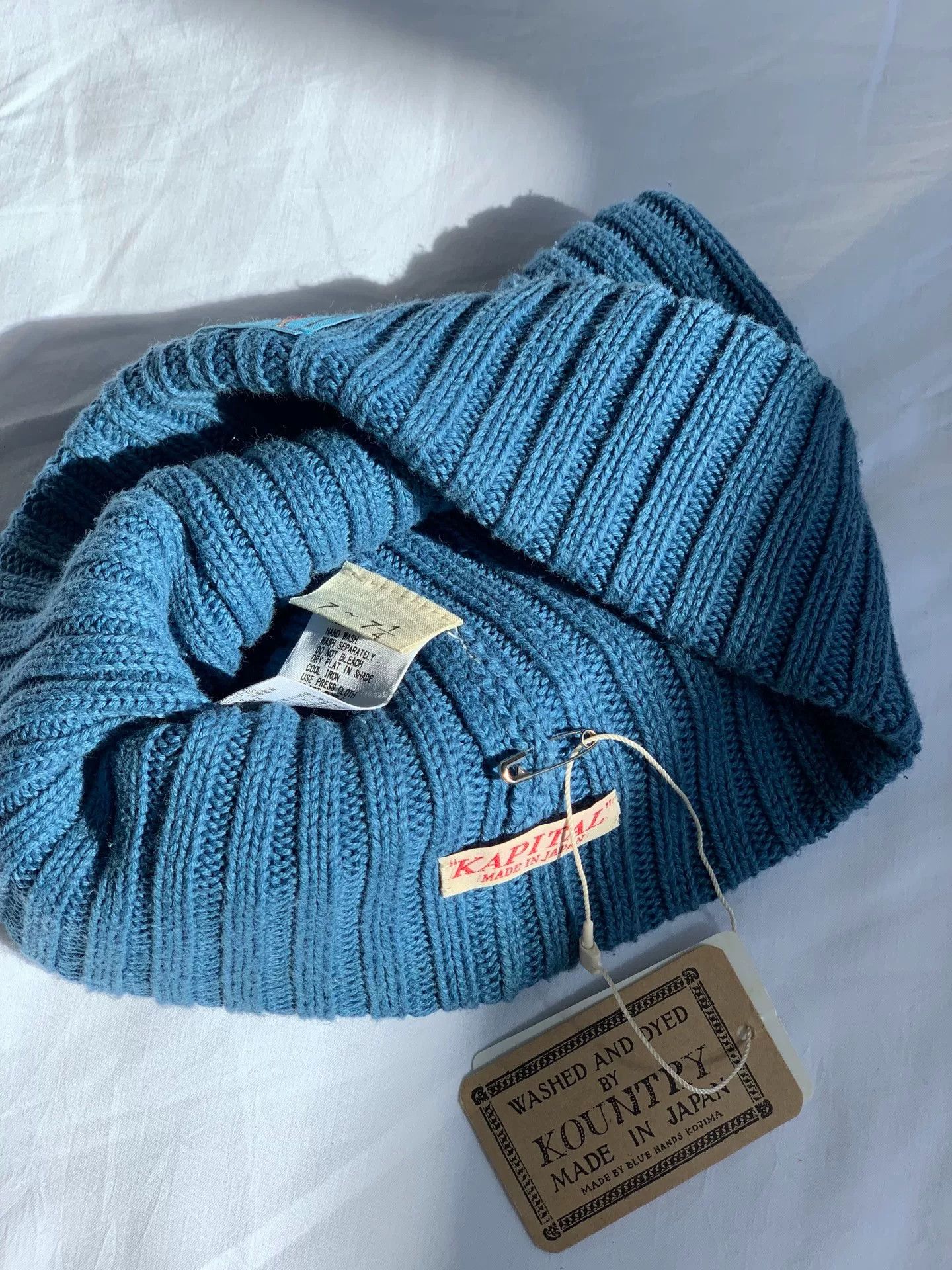 Kapital Kapital Color Block Wool Beanie Size ONE SIZE - 4 Thumbnail