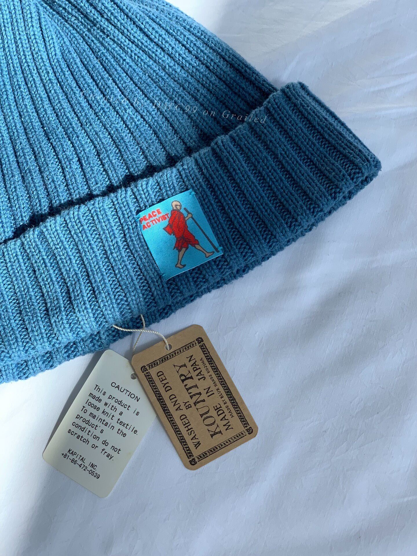 Kapital Kapital Color Block Wool Beanie Size ONE SIZE - 3 Thumbnail