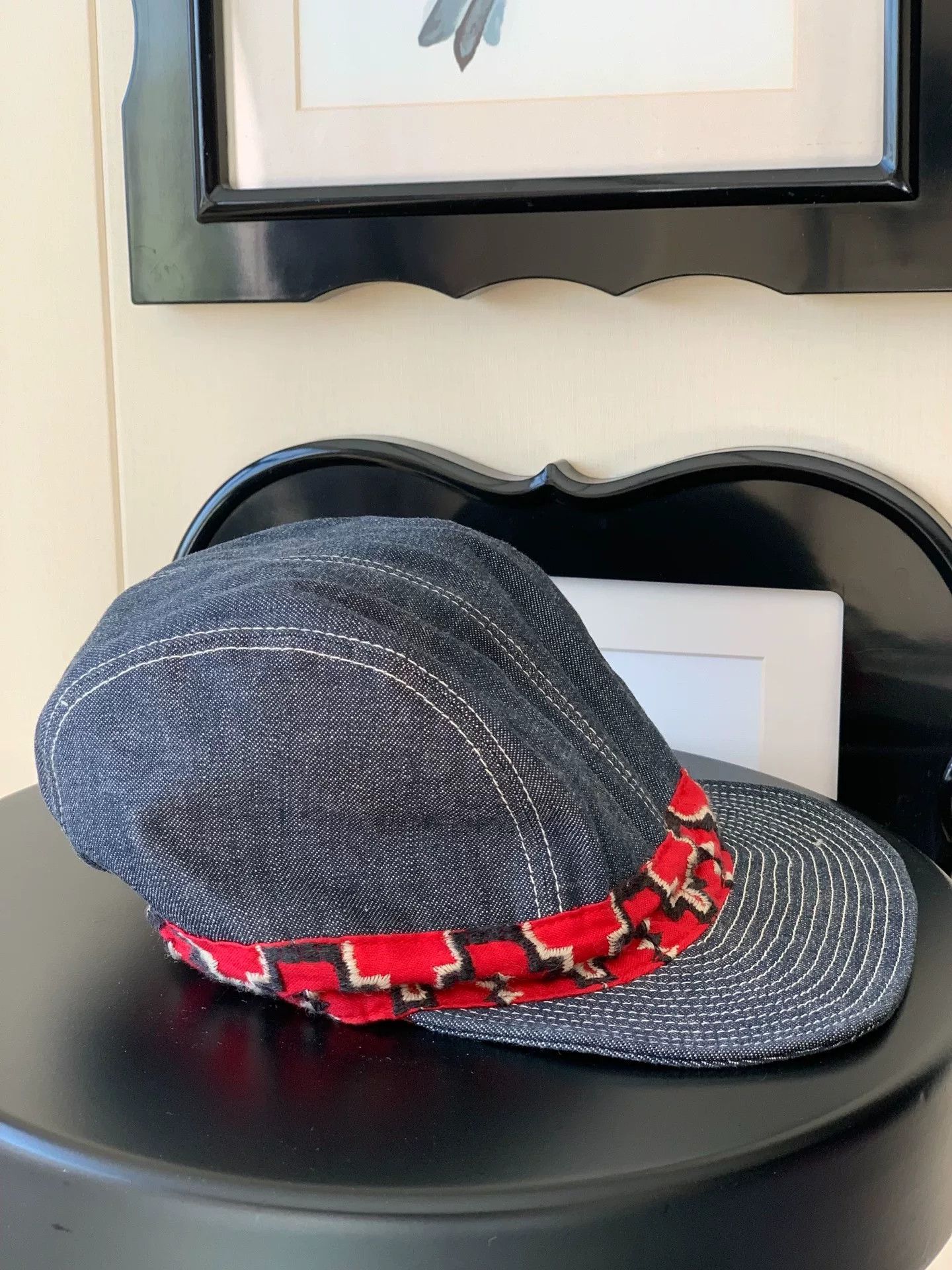 Kapital Kapital Denim Newsboy Cap Size ONE SIZE - 2 Thumbnail