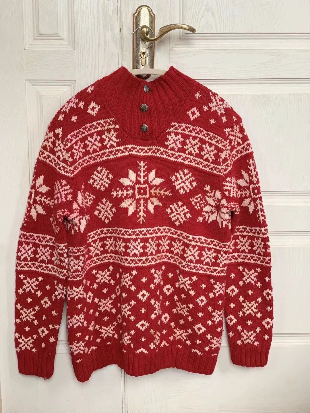 Ralph Lauren Ralph Lauren Classic Snowflake Sweater Size S / US 4 / IT 40 - 2 Thumbnail
