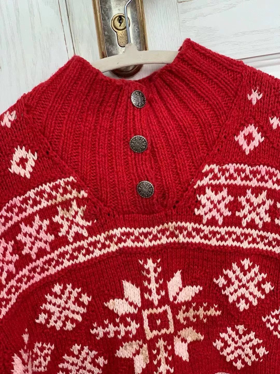 Ralph Lauren Ralph Lauren Classic Snowflake Sweater Size S / US 4 / IT 40 - 6 Thumbnail