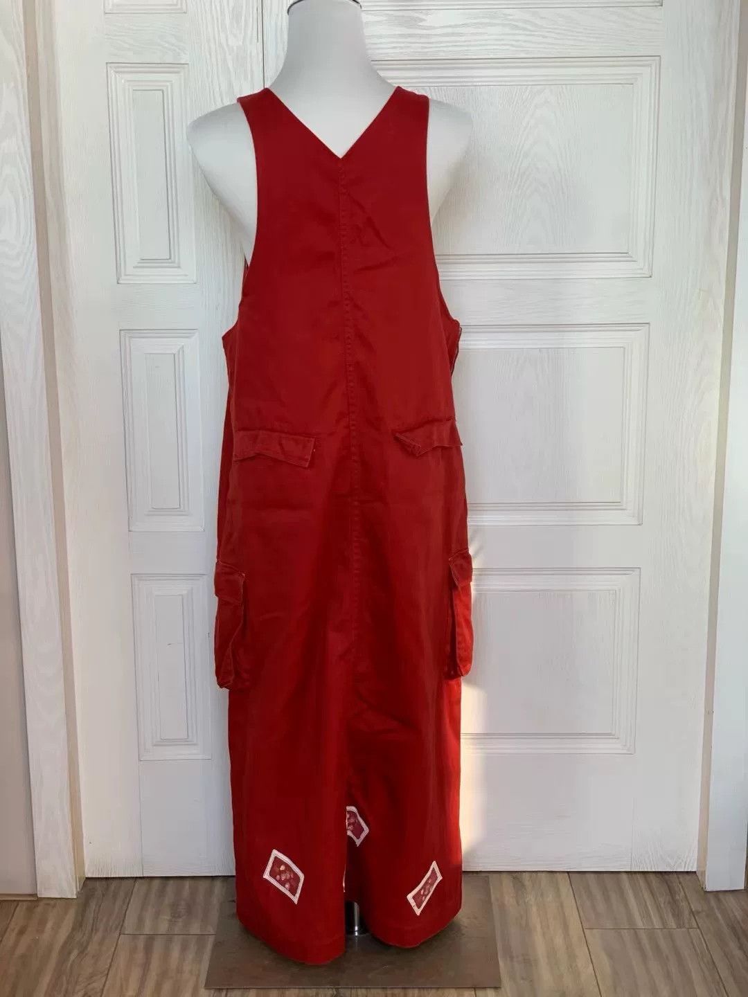 Pink House Pink House Red Suspender Skirt Size M / US 6-8 / IT 42-44 - 2 Thumbnail