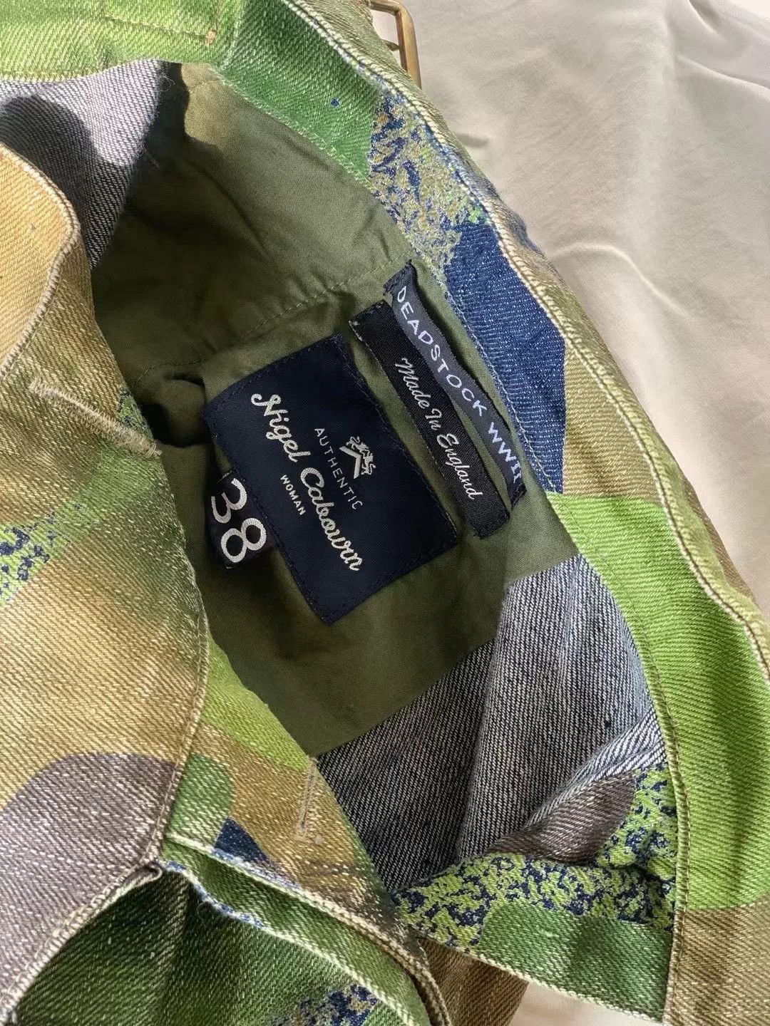 Nigel Cabourn Nigel Cabourn Camouflage Denim Skirt Size 38" / US 16 / IT 52 - 9 Thumbnail